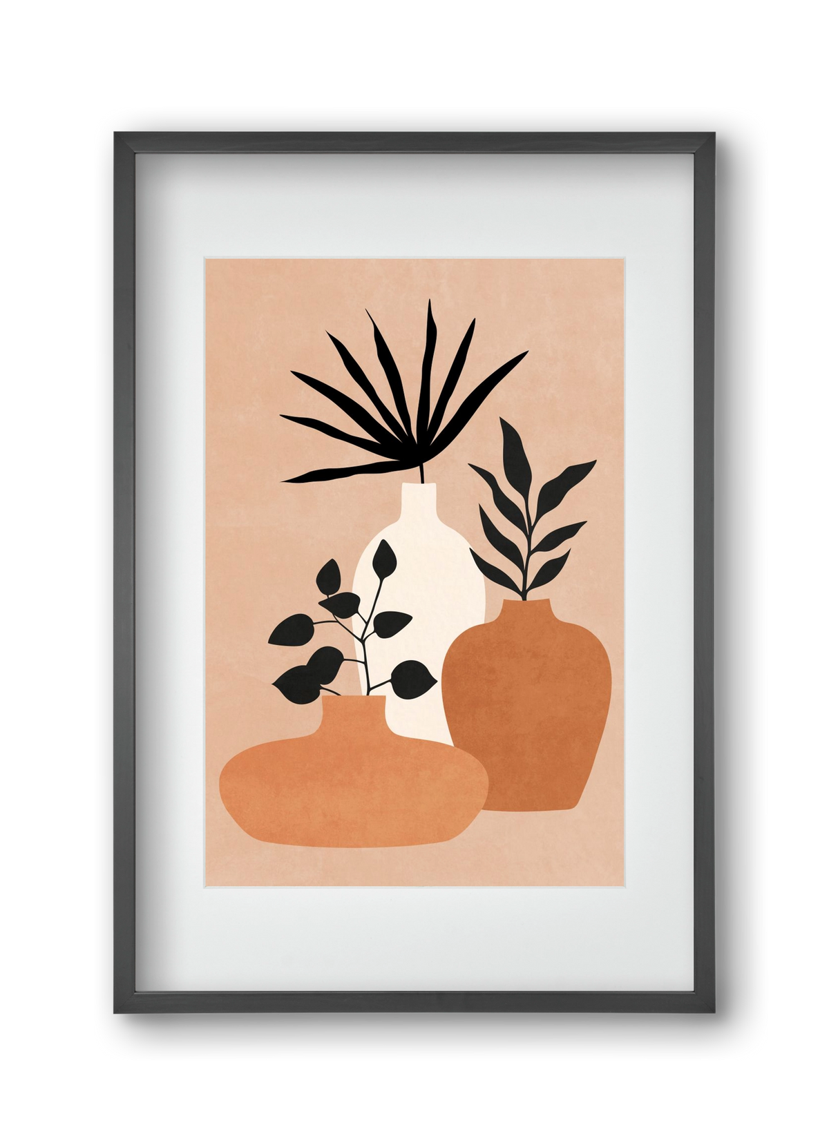 MINIMAL ART 02, 30x45 cm (20x30 cm), Fekete keret, paszpartuval