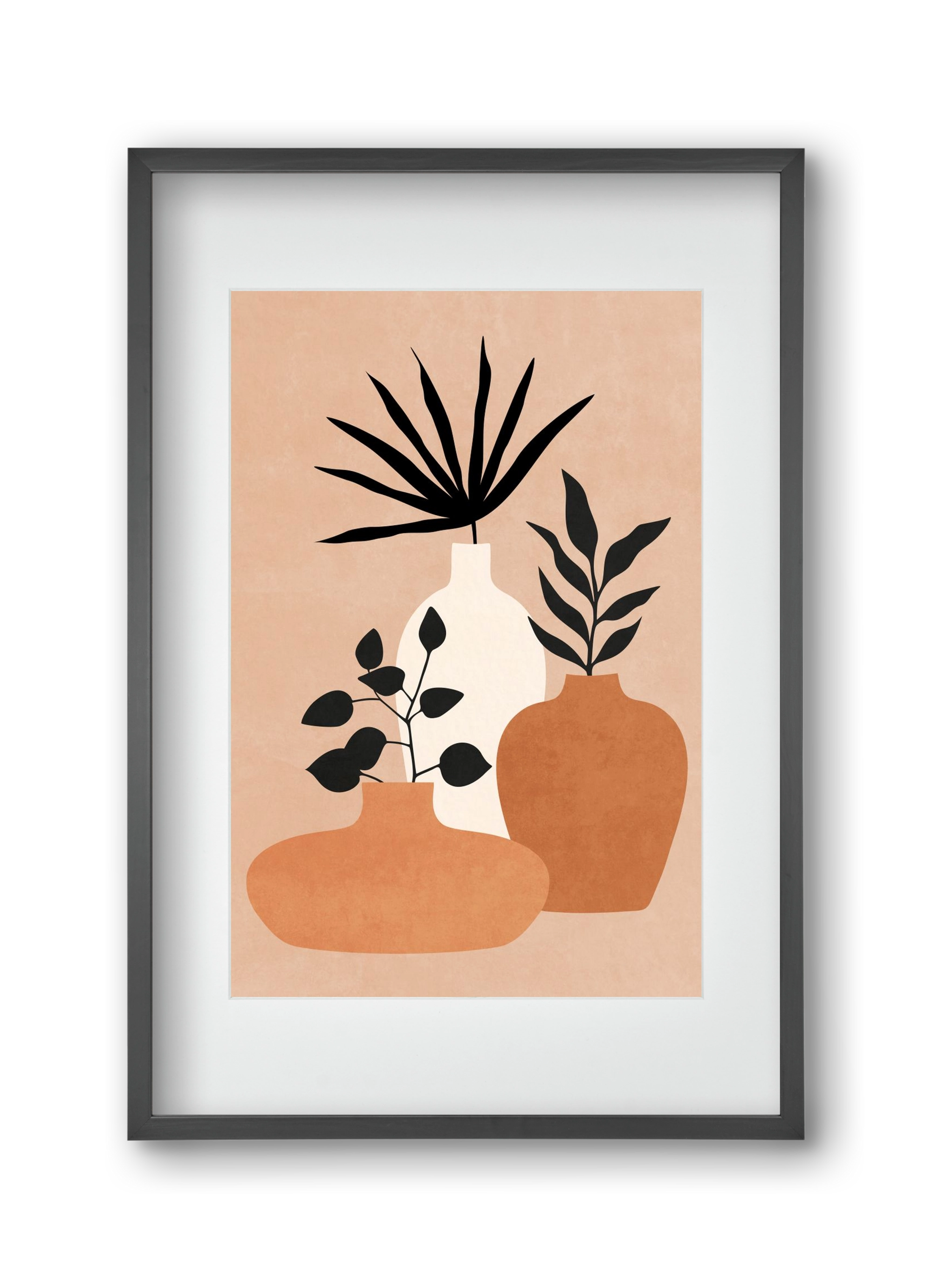 MINIMAL ART 02, 30x45 cm (20x30 cm), Fekete keret, paszpartuval