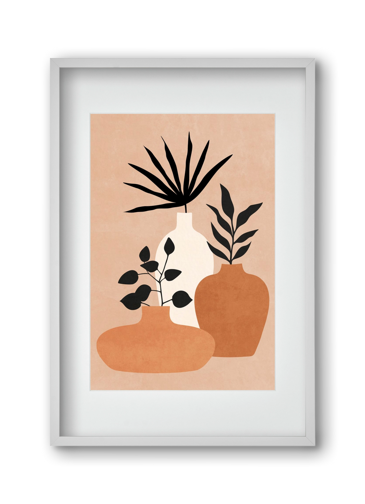 MINIMAL ART 02, 30x45 cm (20x30 cm), Fehér keret, paszpartuval