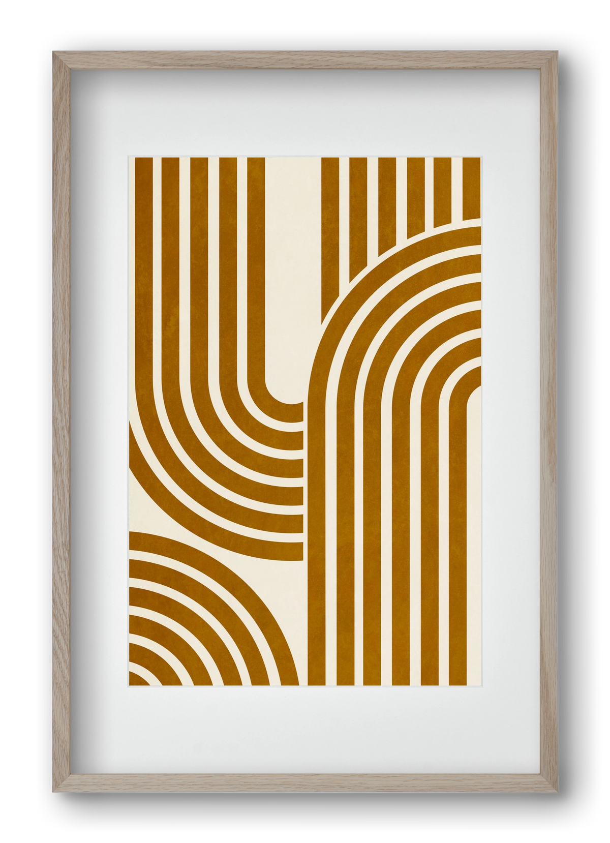 MINIMALIST ARCHES 03, 40x60 cm (30x45 cm), Tölgy keret, paszpartuval