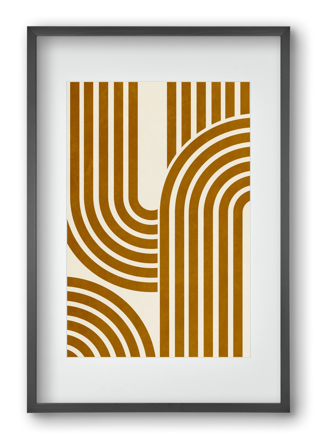 MINIMALIST ARCHES 03, 40x60 cm (30x45 cm), Fekete keret, paszpartuval