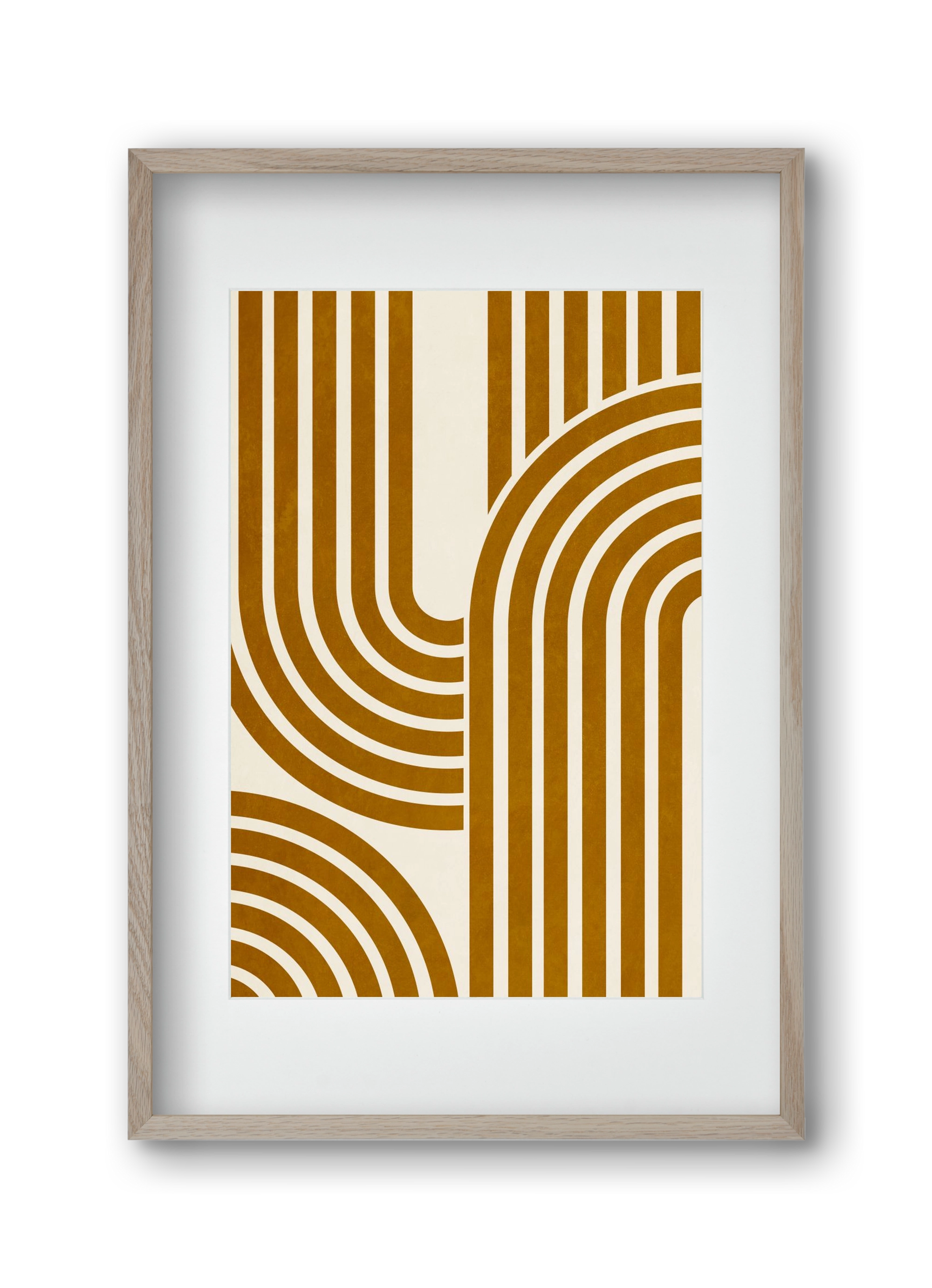 MINIMALIST ARCHES 03, 30x45 cm (20x30 cm), Tölgy keret, paszpartuval