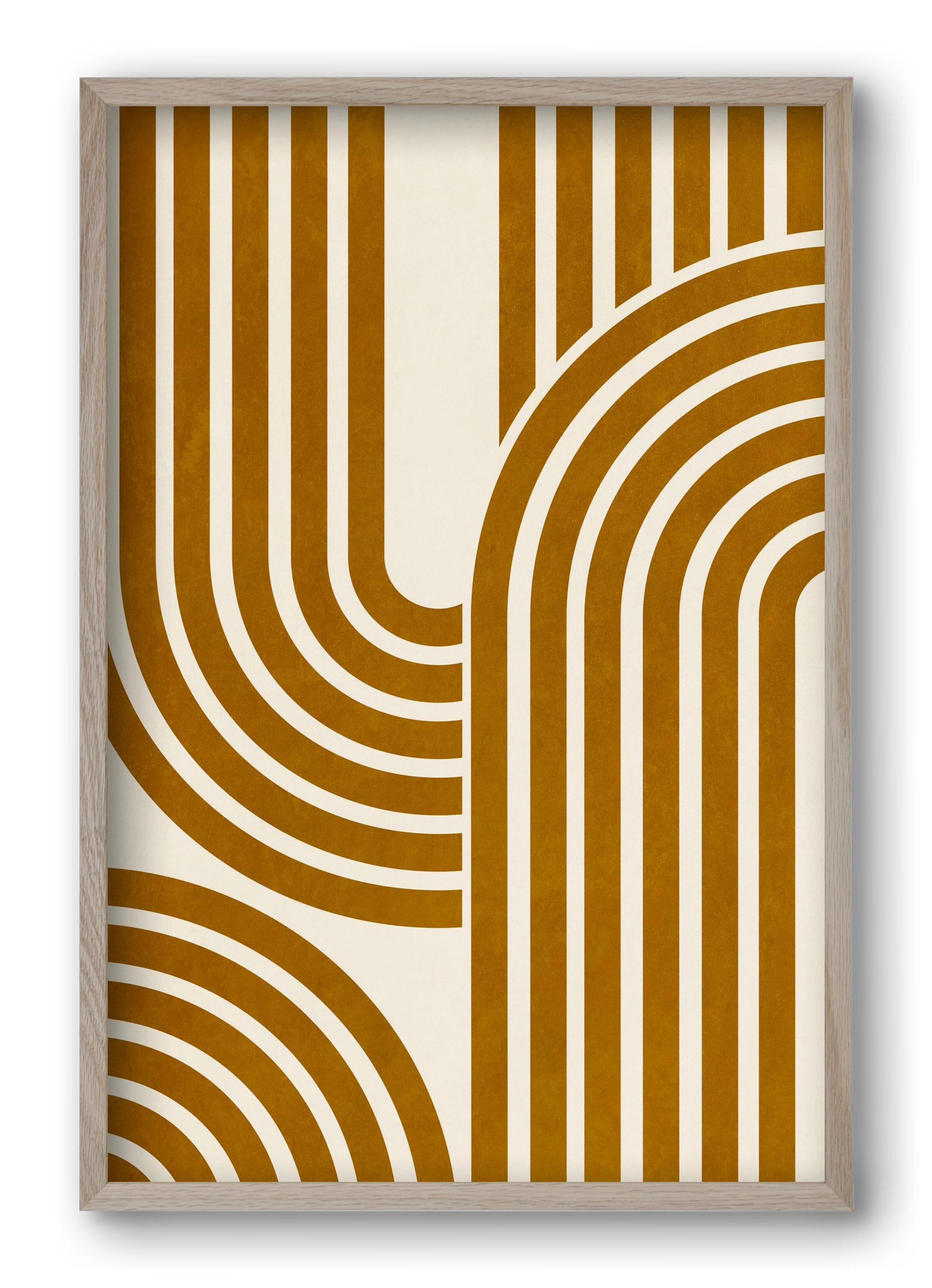 MINIMALIST ARCHES 03, 40x60 cm (40x60 cm), Tölgy keret