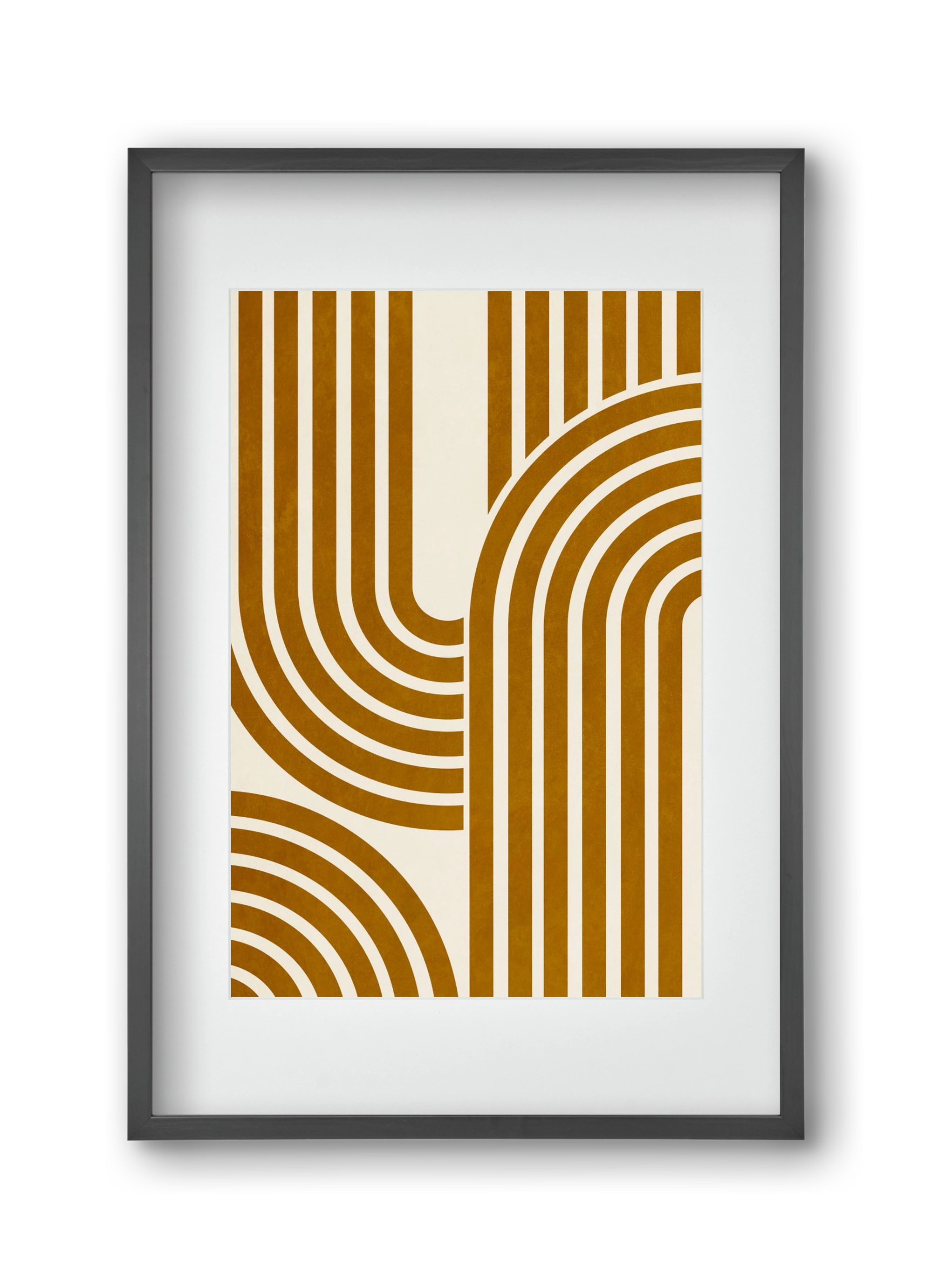 MINIMALIST ARCHES 03, 30x45 cm (20x30 cm), Fekete keret, paszpartuval