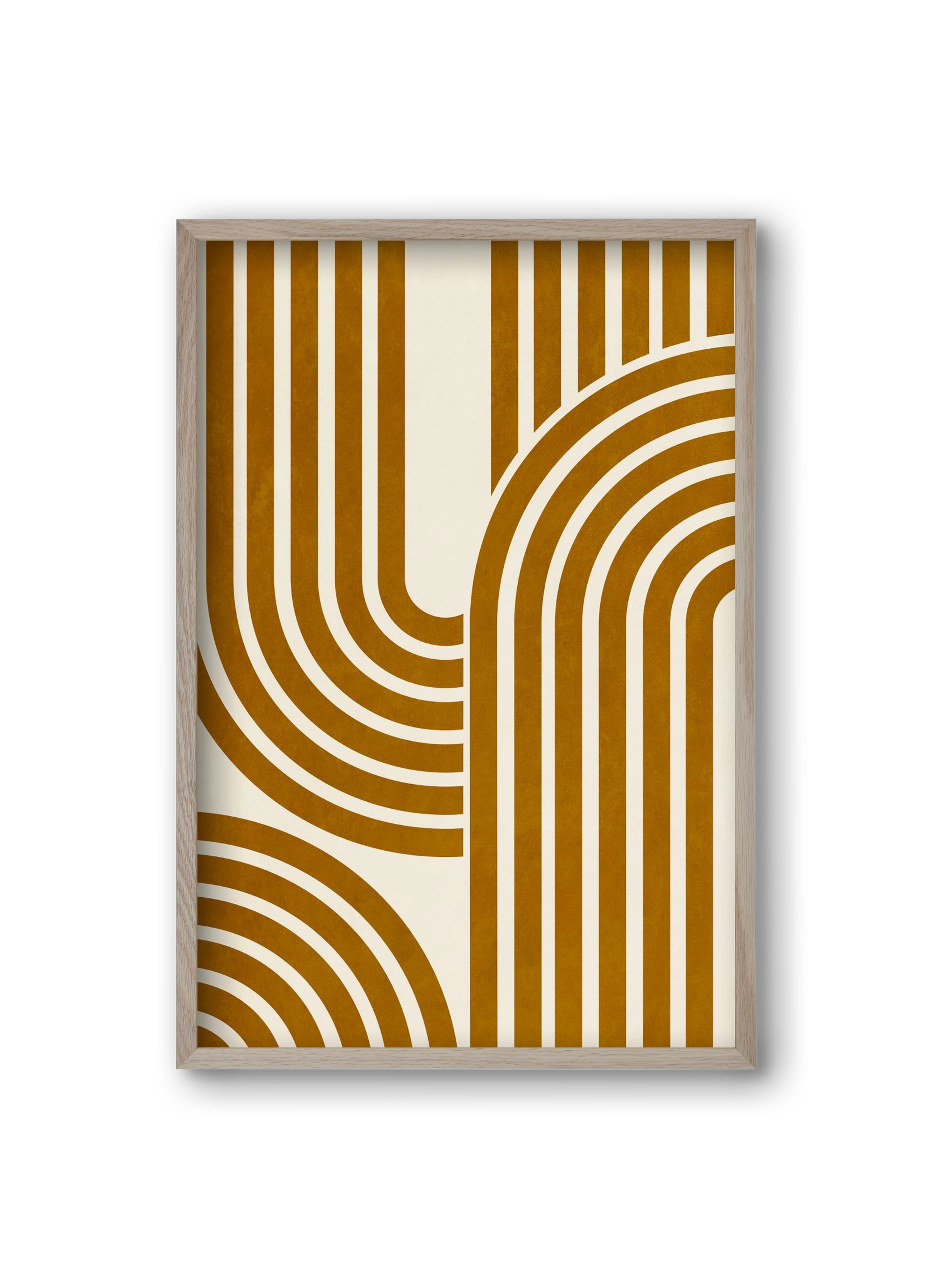 MINIMALIST ARCHES 03, 20x30 cm (20x30 cm), Tölgy keret