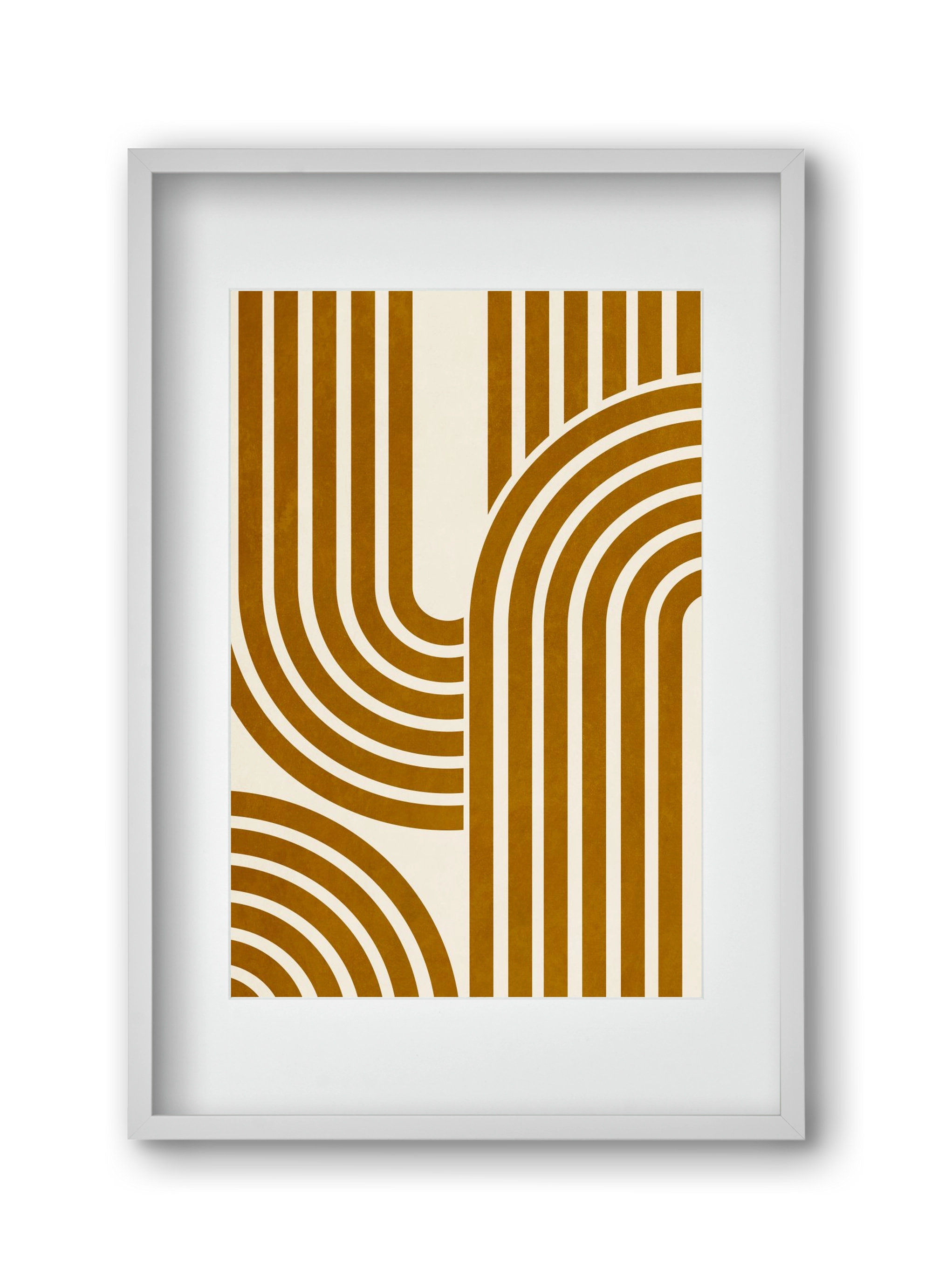 MINIMALIST ARCHES 03, 30x45 cm (20x30 cm), Fehér keret, paszpartuval