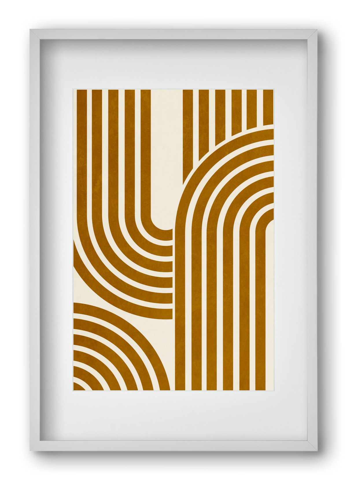 MINIMALIST ARCHES 03, 40x60 cm (30x45 cm), Fehér keret, paszpartuval