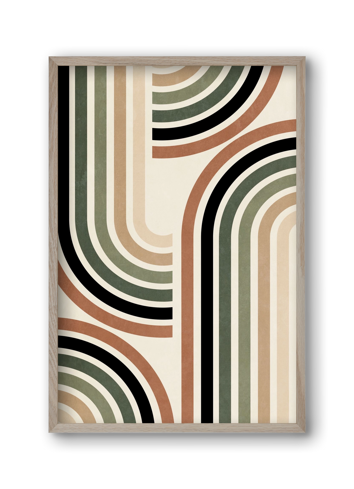 MINIMALIST ARCHES 01, 30x45 cm (30x45 cm), Tölgy keret