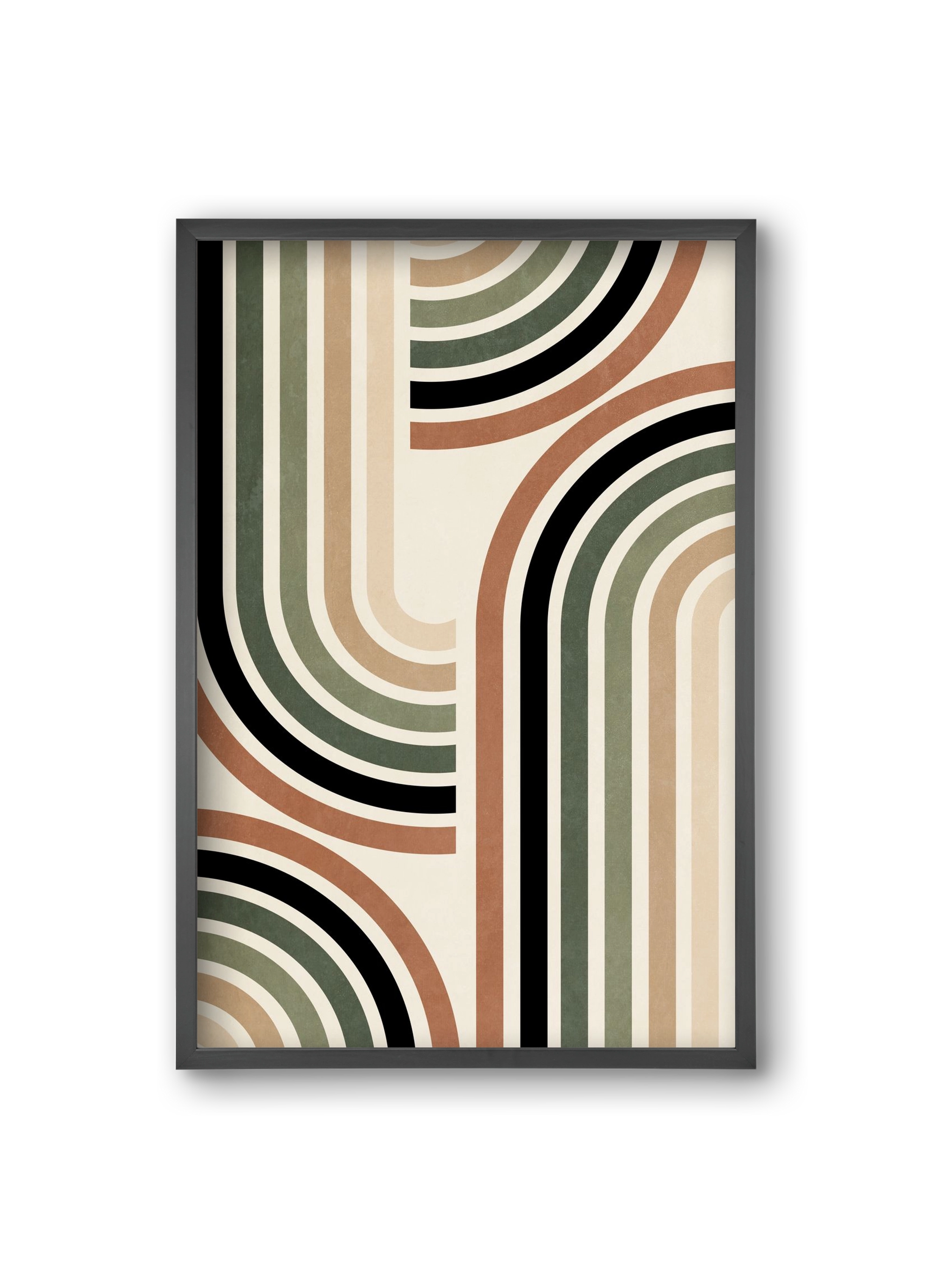 MINIMALIST ARCHES 01, 20x30 cm (20x30 cm), Fekete keret