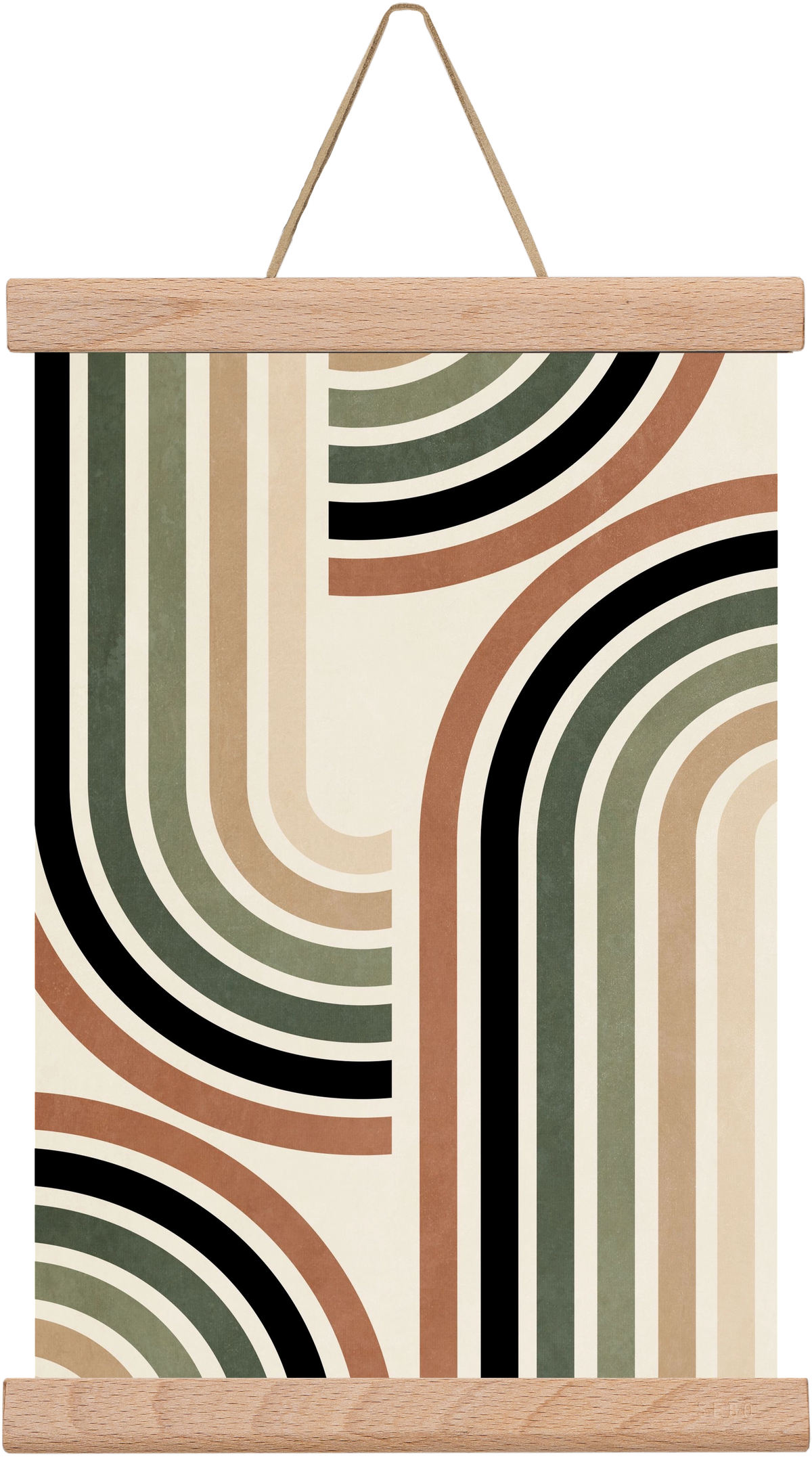 MINIMALIST ARCHES 01, 20x30 cm (20x30 cm), Tölgy akasztó