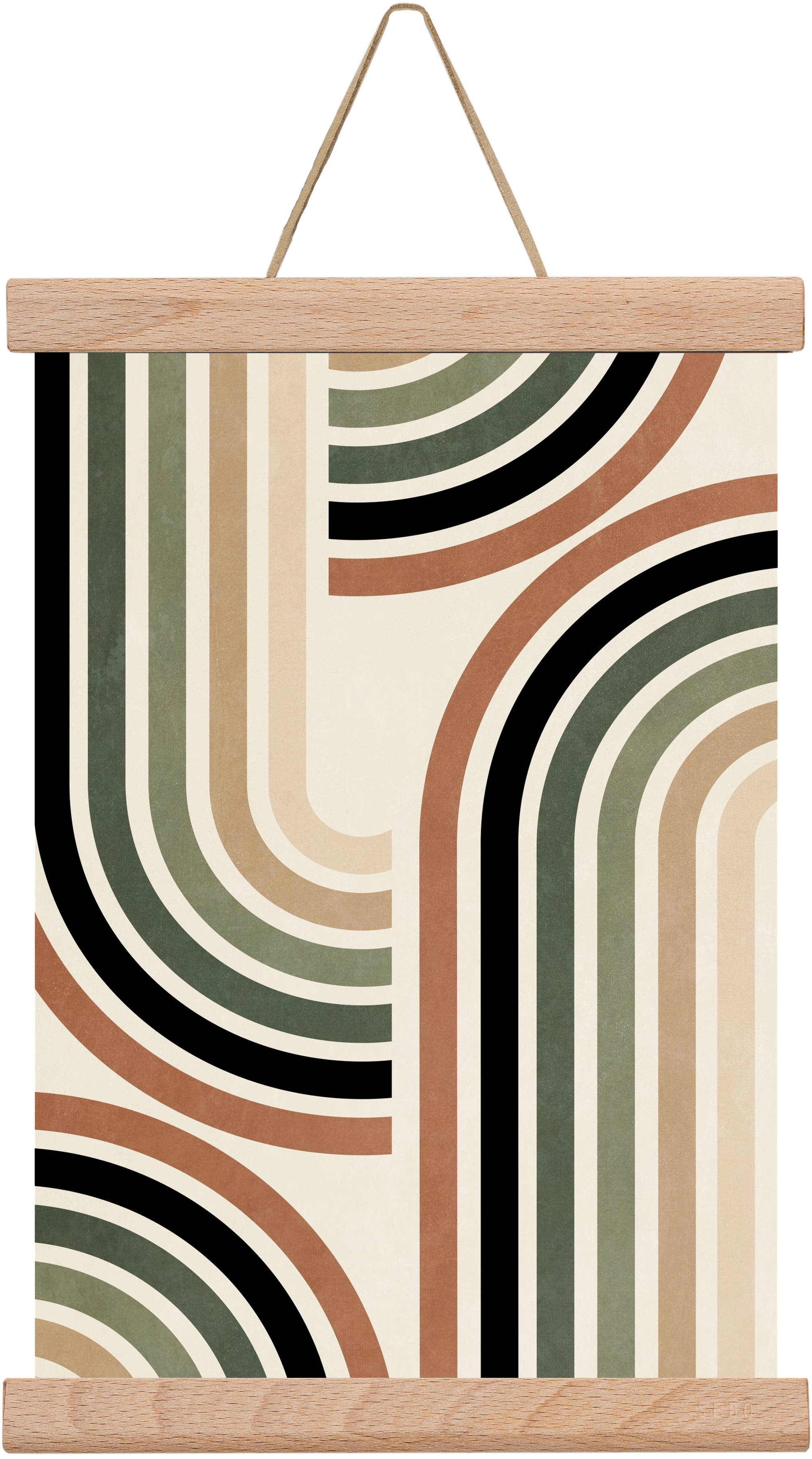 MINIMALIST ARCHES 01, 20x30 cm (20x30 cm), Tölgy akasztó