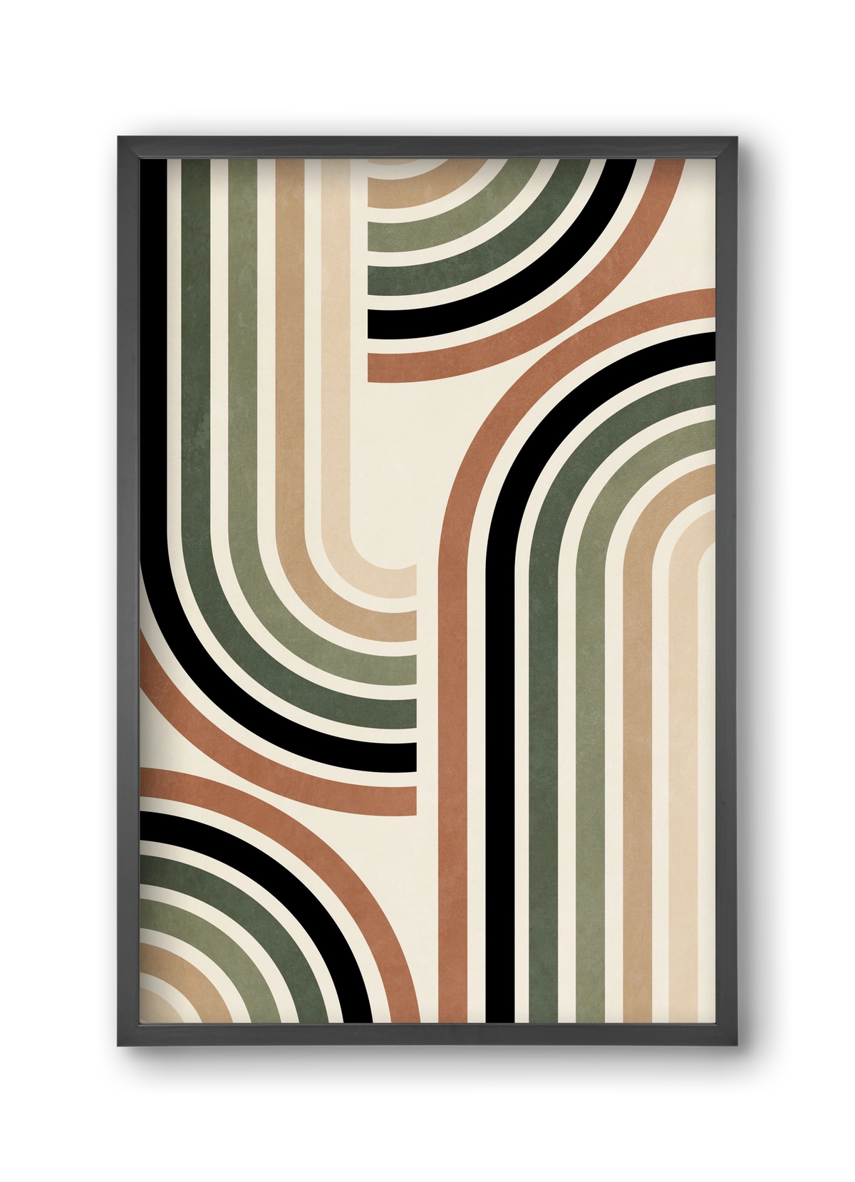 MINIMALIST ARCHES 01, 30x45 cm (30x45 cm), Fekete keret