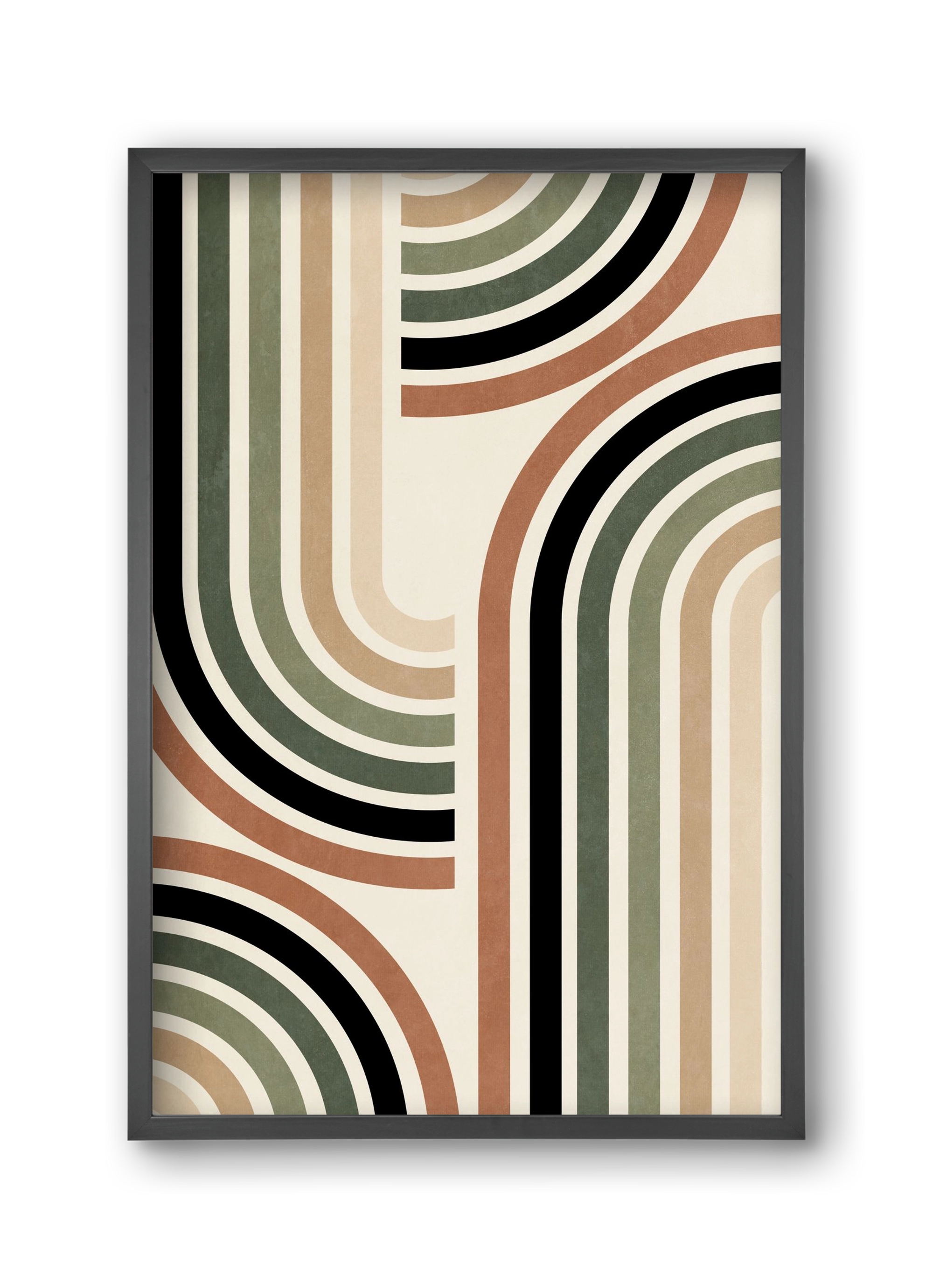 MINIMALIST ARCHES 01, 30x45 cm (30x45 cm), Fekete keret