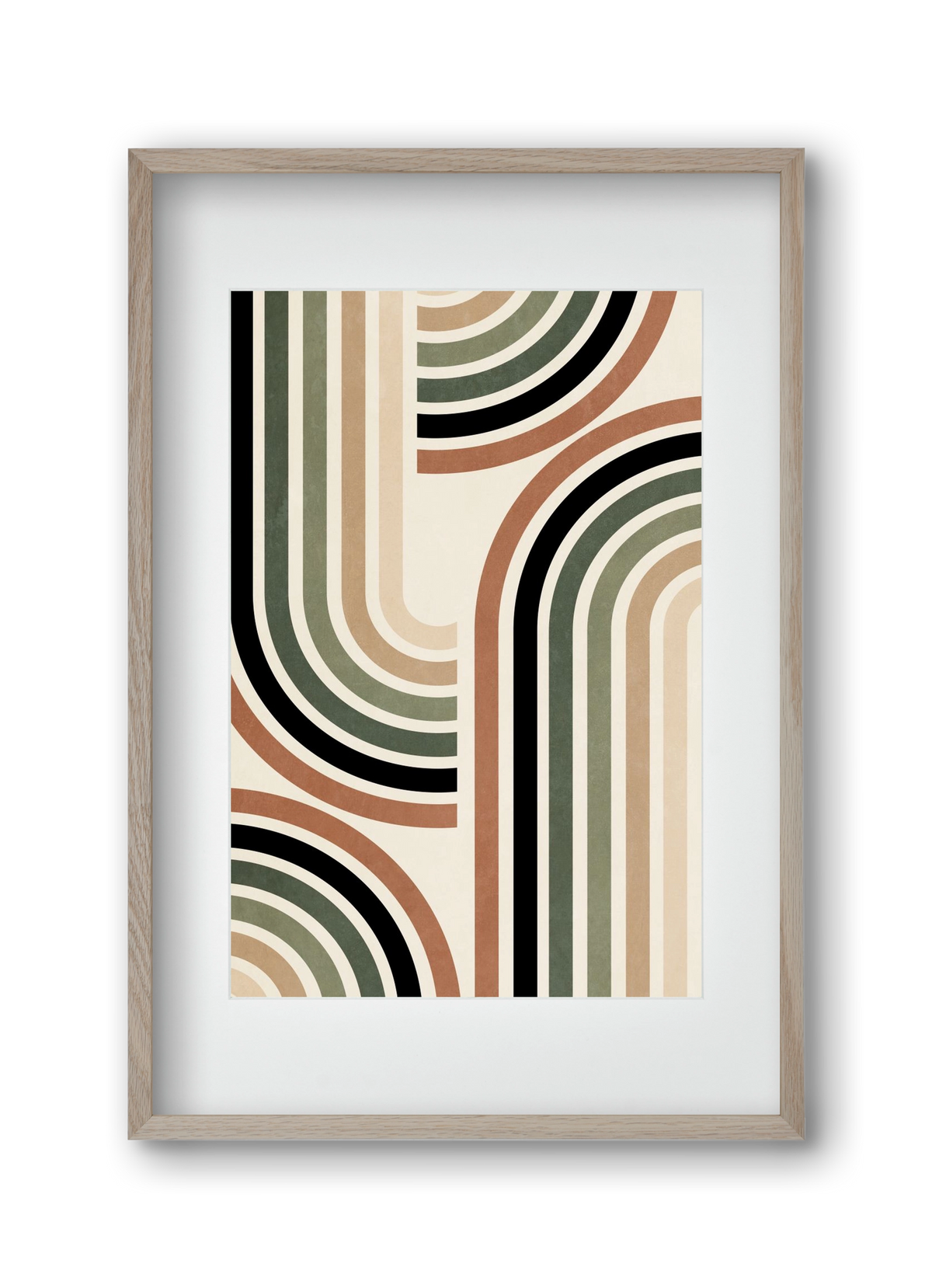 MINIMALIST ARCHES 01, 30x45 cm (20x30 cm), Tölgy keret, paszpartuval