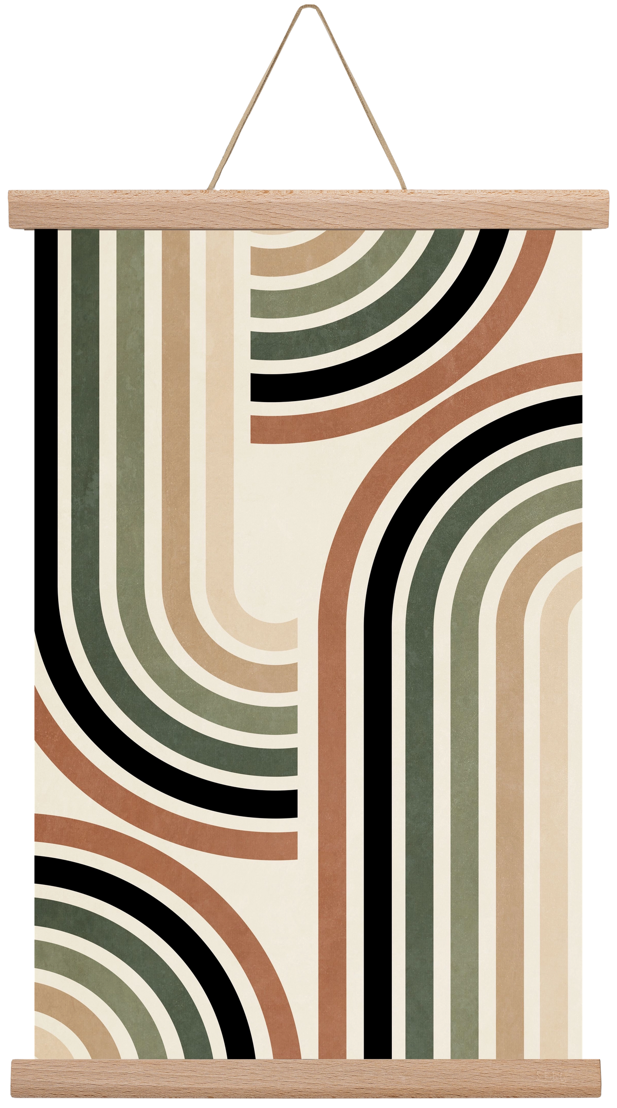 MINIMALIST ARCHES 01, 30x45 cm (30x45 cm), Tölgy akasztó