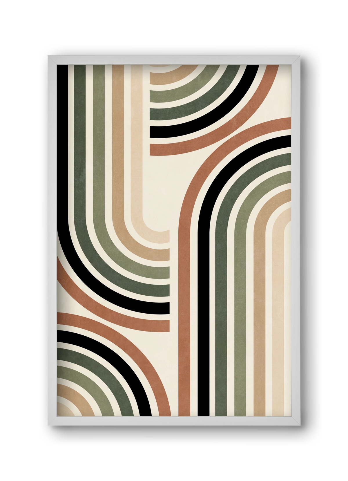 MINIMALIST ARCHES 01, 30x45 cm (30x45 cm), Fehér keret