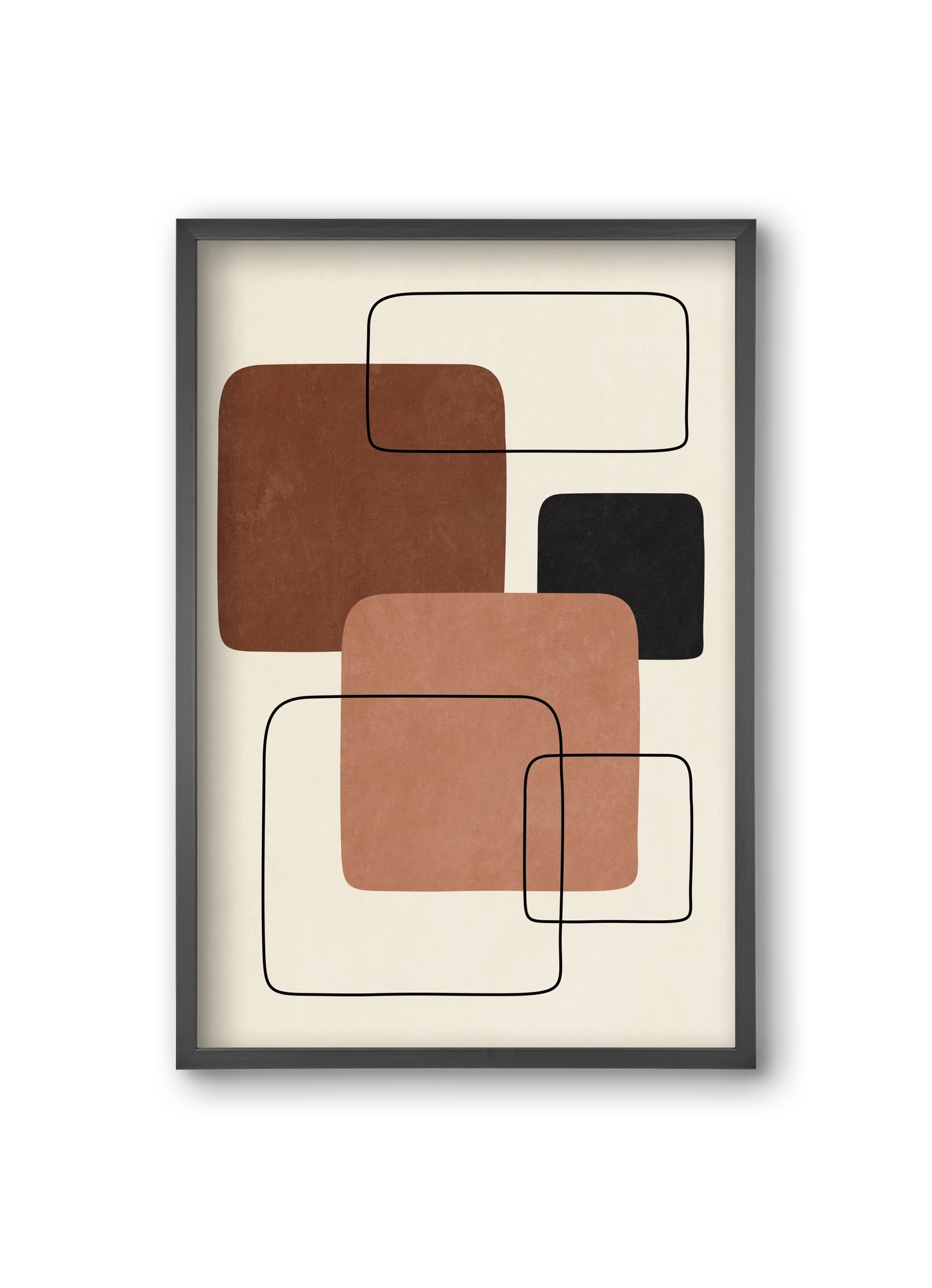 ABSTRACT ART 10, 20x30 cm (20x30 cm), Fekete keret