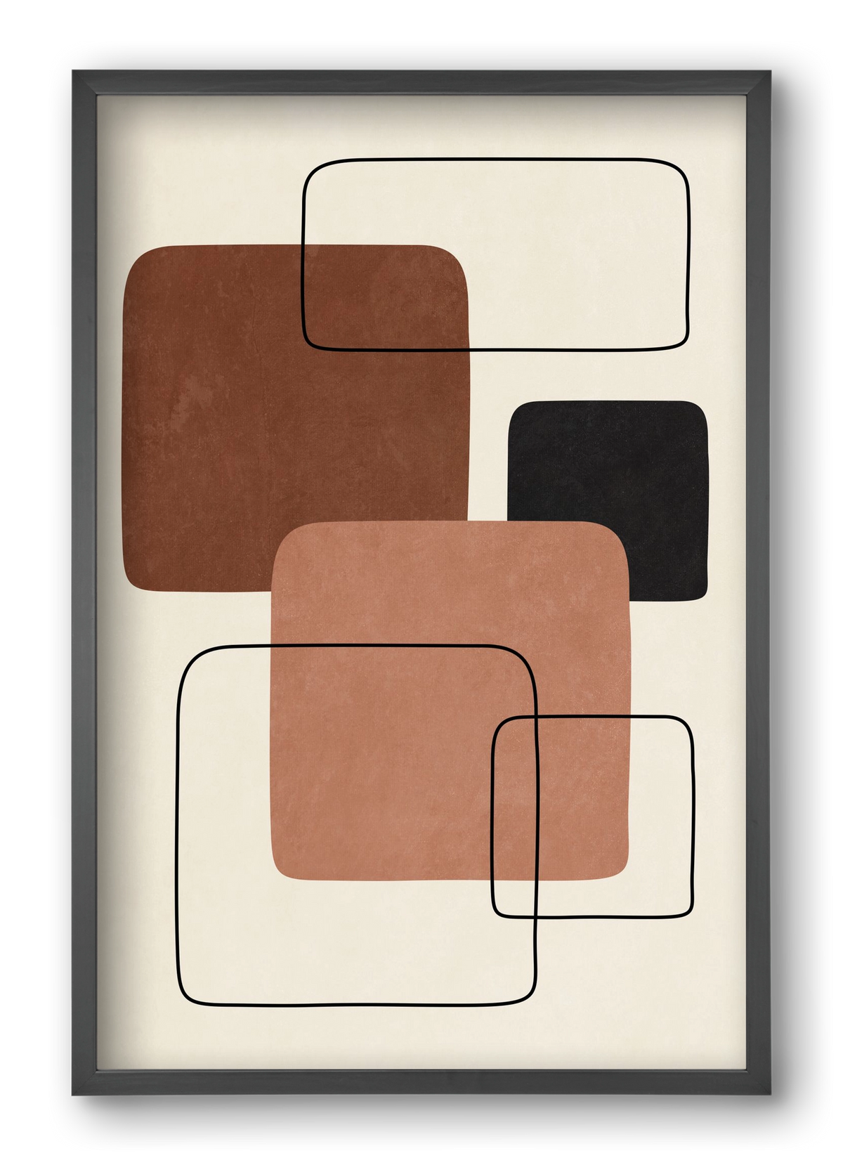 ABSTRACT ART 10, 40x60 cm (40x60 cm), Fekete keret