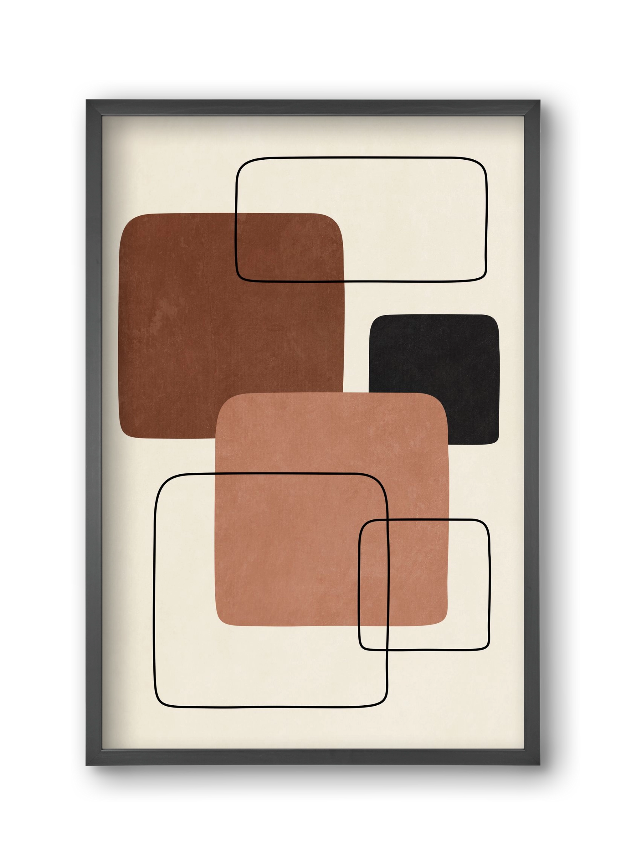 ABSTRACT ART 10, 30x45 cm (30x45 cm), Fekete keret