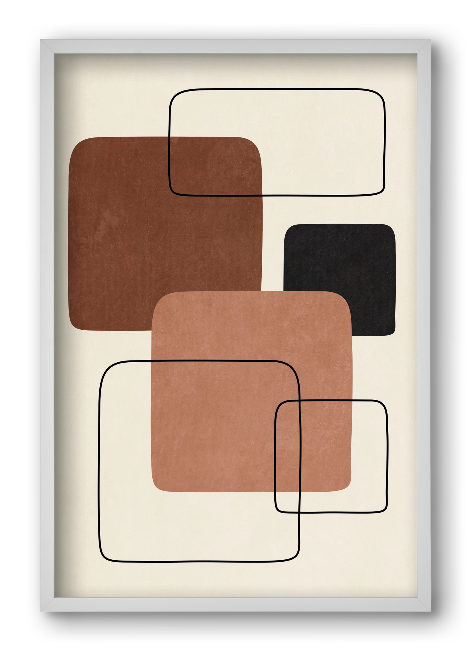 ABSTRACT ART 10, 40x60 cm (40x60 cm), Fehér keret