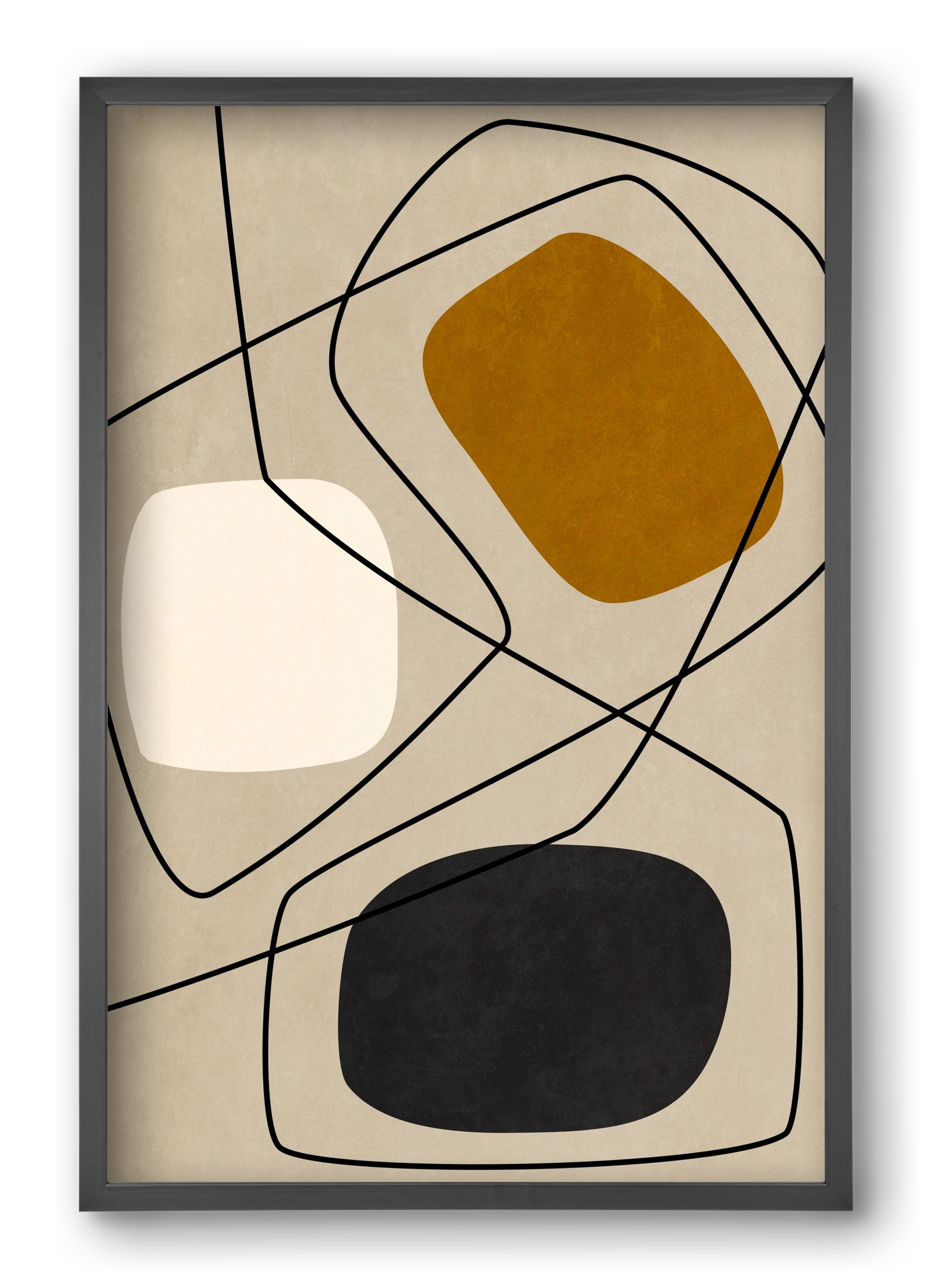 ABSTRACT ART 07, 40x60 cm (40x60 cm), Fekete keret