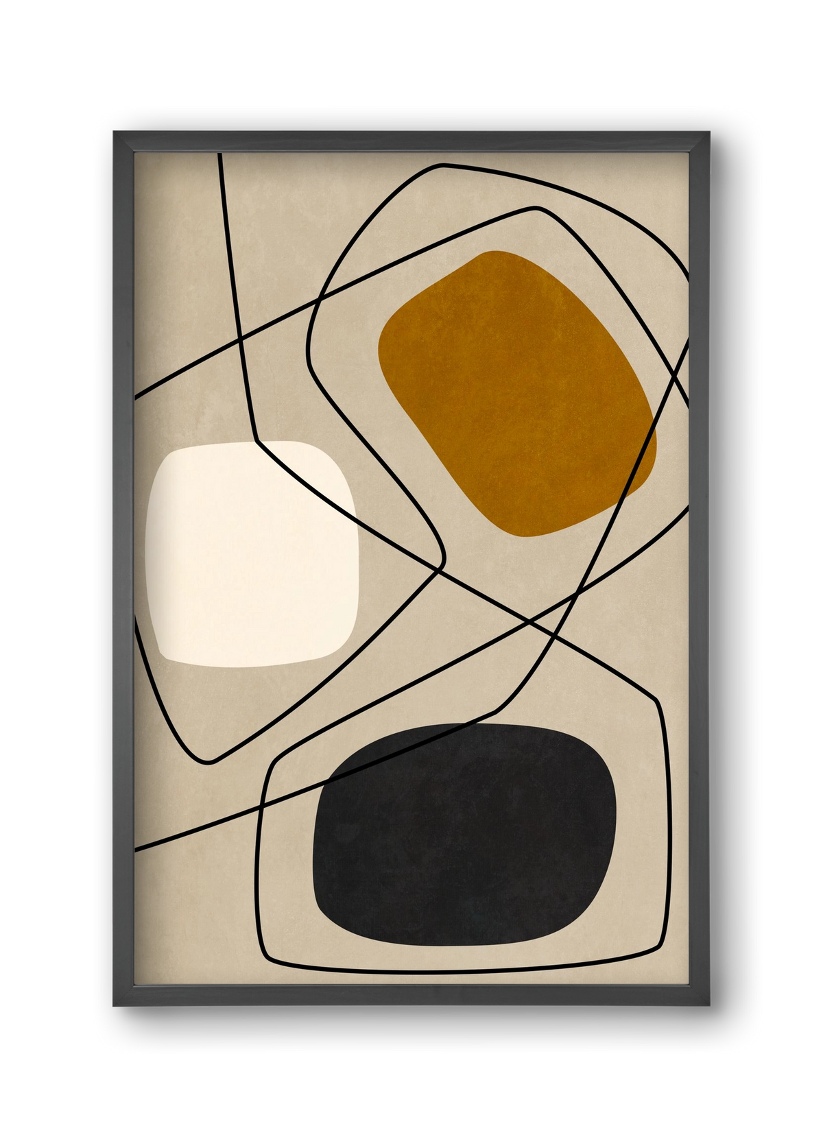 ABSTRACT ART 07, 30x45 cm (30x45 cm), Fekete keret