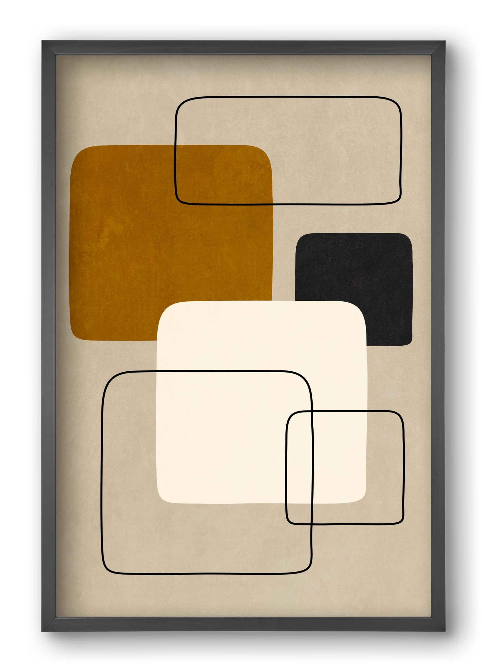 ABSTRACT ART 08, 40x60 cm (40x60 cm), Fekete keret