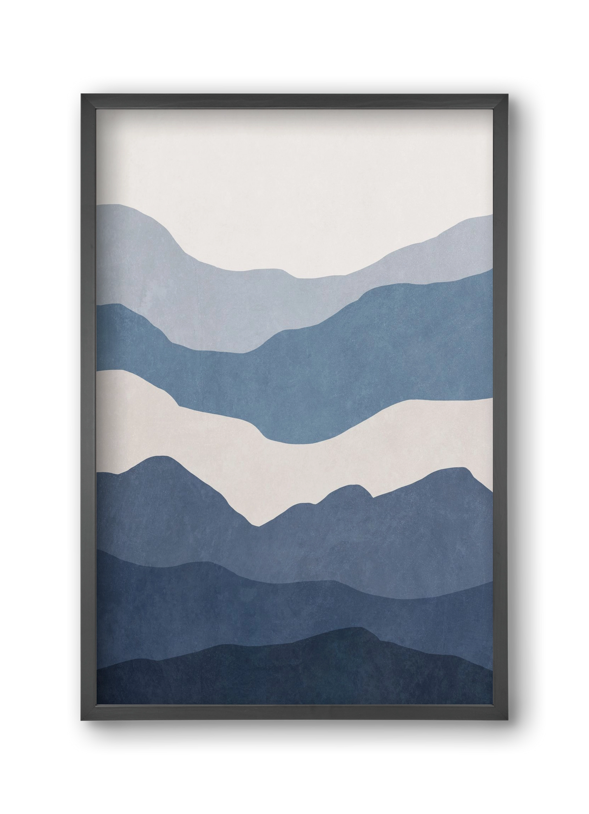 MINIMALIST SEA 01, 30x45 cm (30x45 cm), Fekete keret