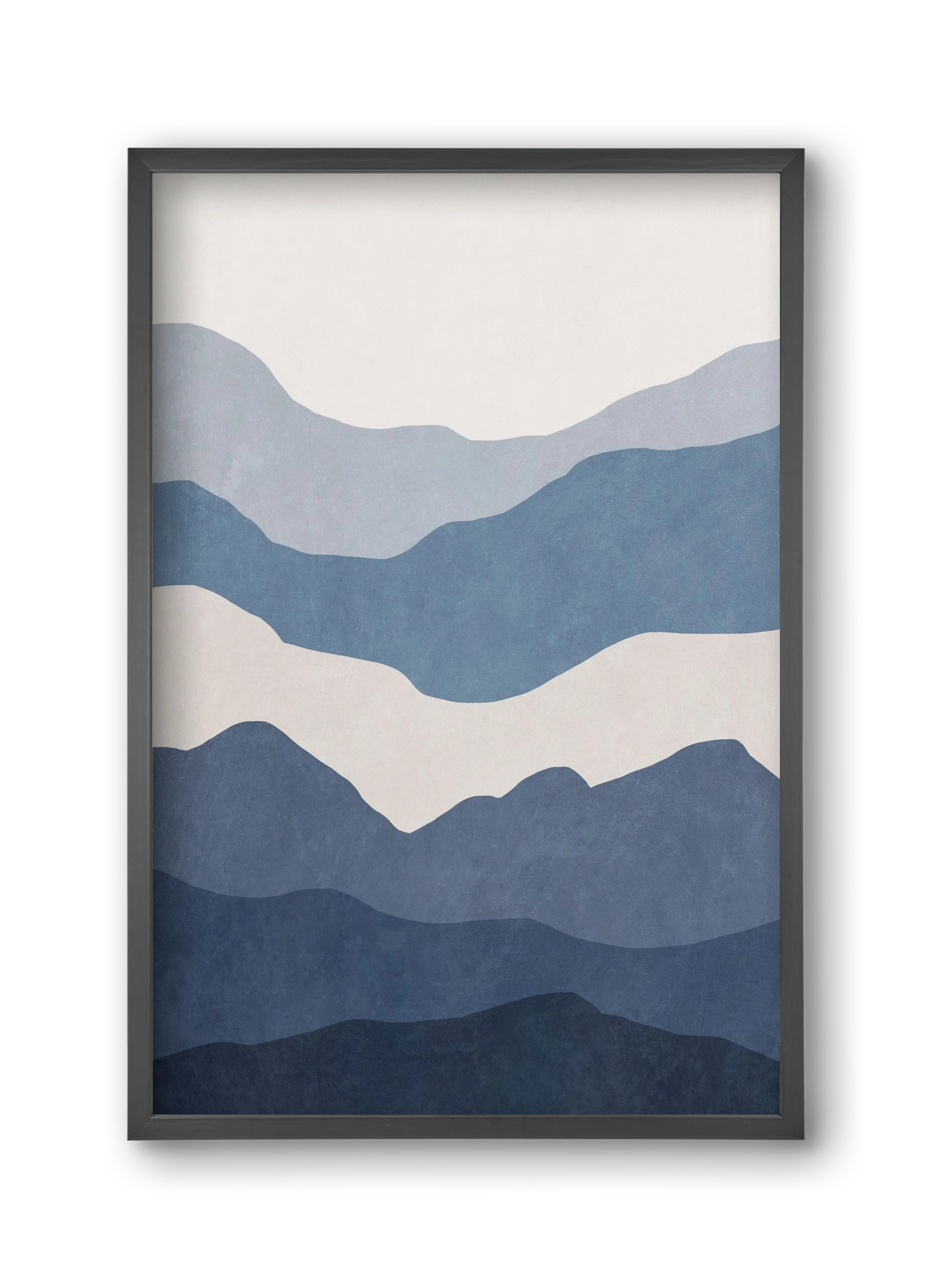 MINIMALIST SEA 01, 30x45 cm (30x45 cm), Fekete keret