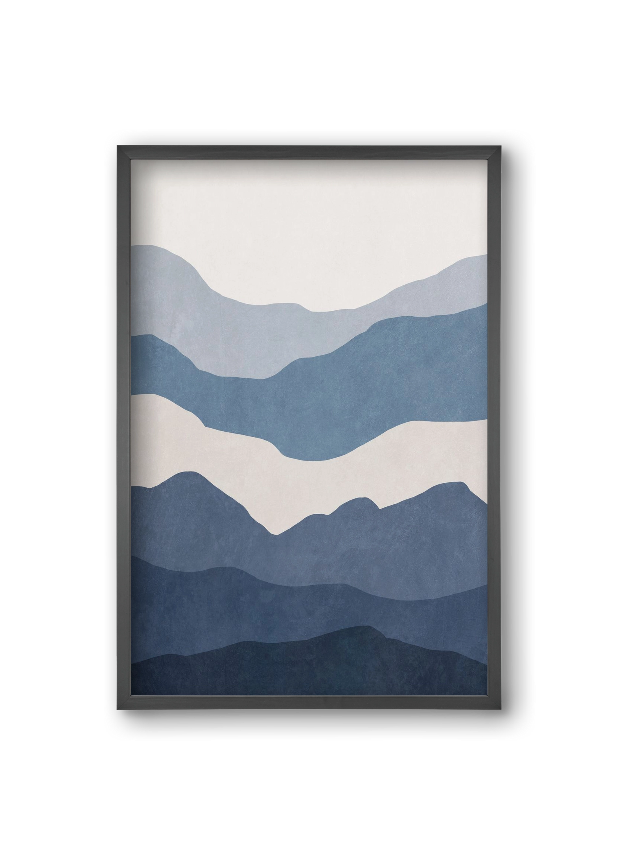 MINIMALIST SEA 01, 20x30 cm (20x30 cm), Fekete keret