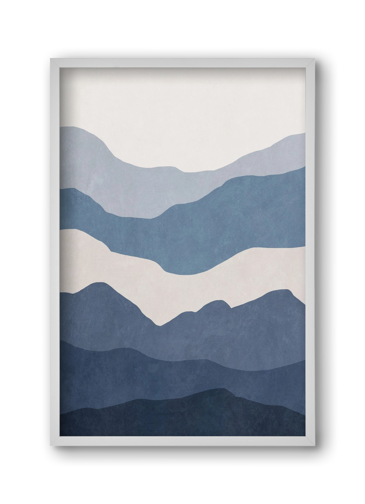 MINIMALIST SEA 01, 30x45 cm (30x45 cm), Fehér keret