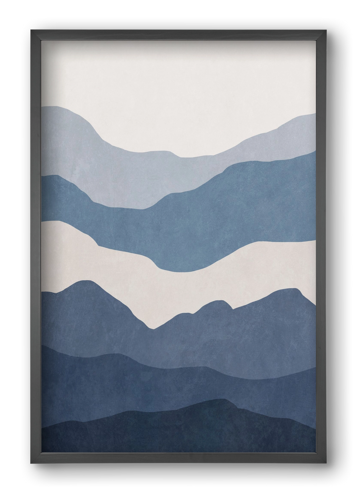 MINIMALIST SEA 01, 40x60 cm (40x60 cm), Fekete keret