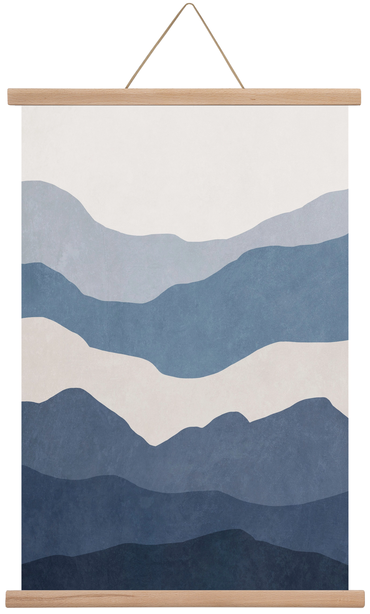 MINIMALIST SEA 01, 40x60 cm (40x60 cm), Tölgy akasztó