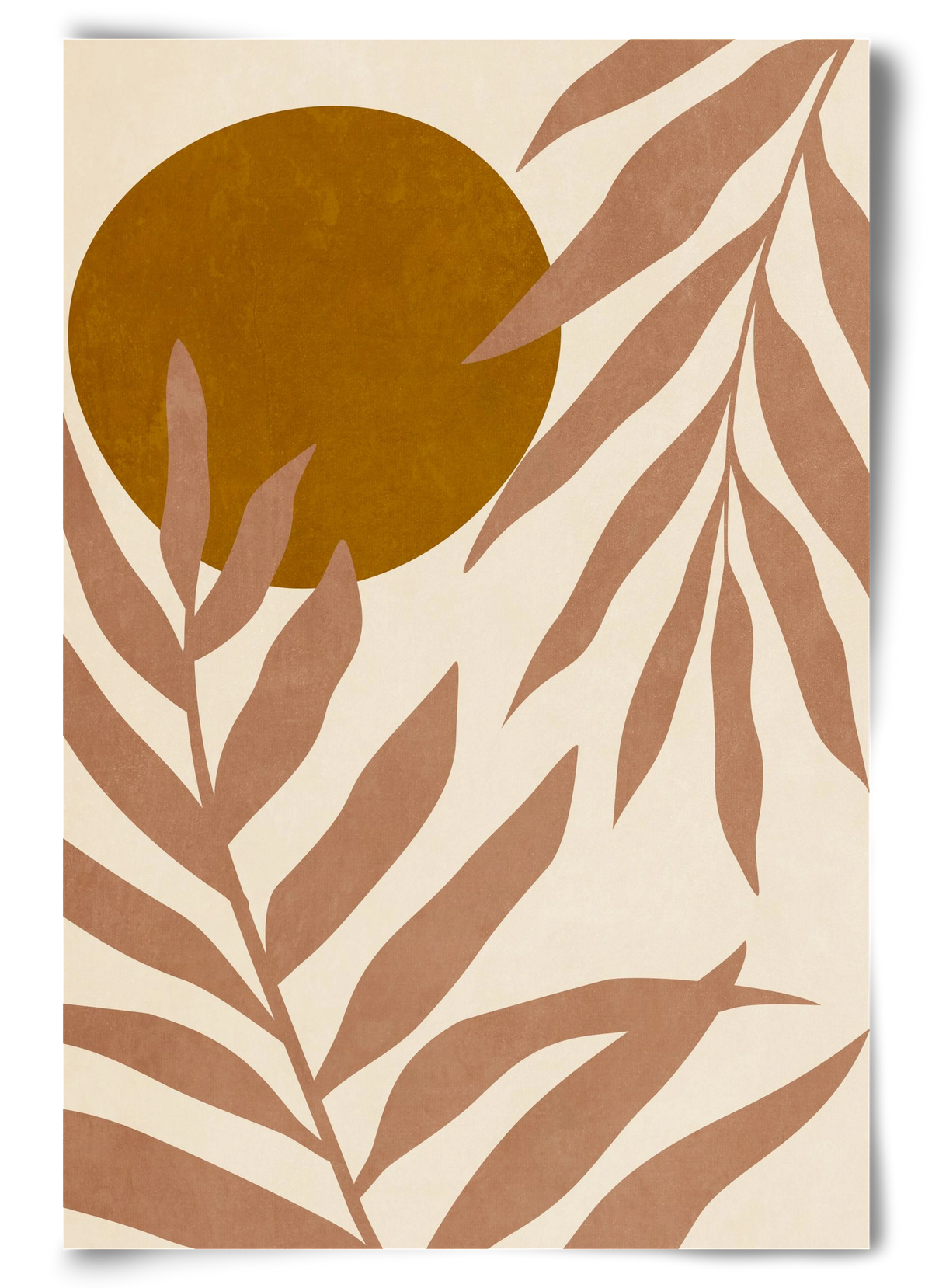 MINIMALIST LEAVES 11, 60x90 cm, Keret nélkül