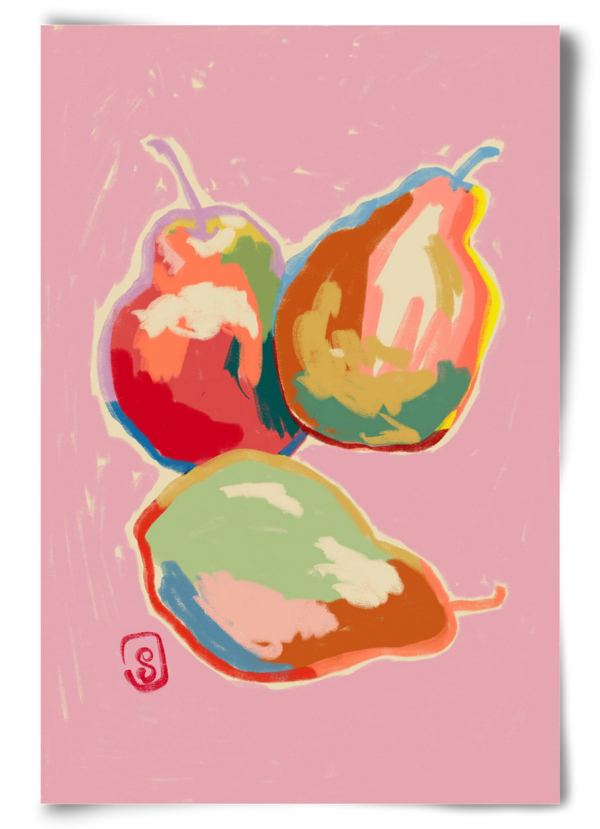 PERFECT PEARS, 60x90 cm, Keret nélkül