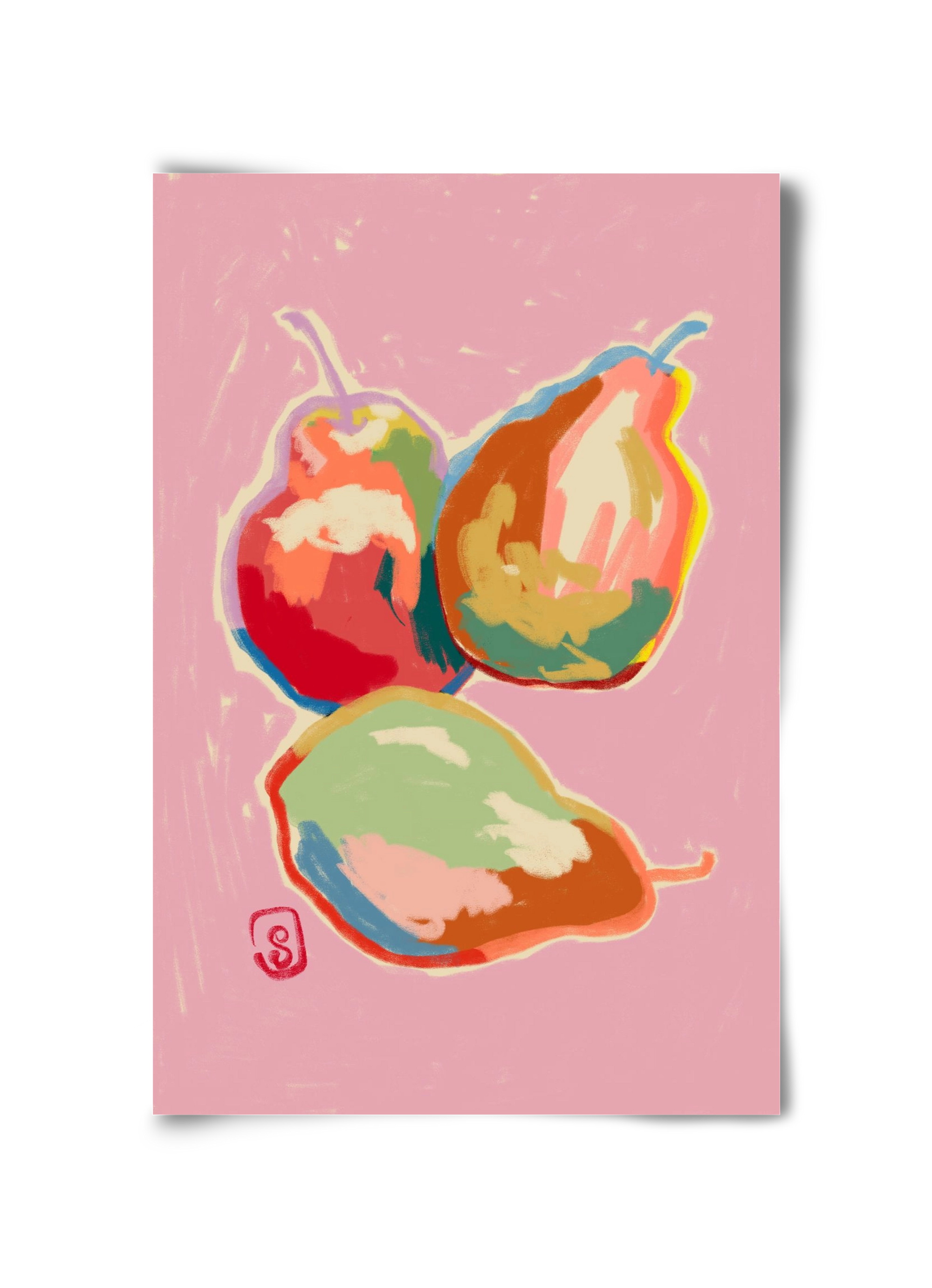 PERFECT PEARS, 30x45 cm, Keret nélkül