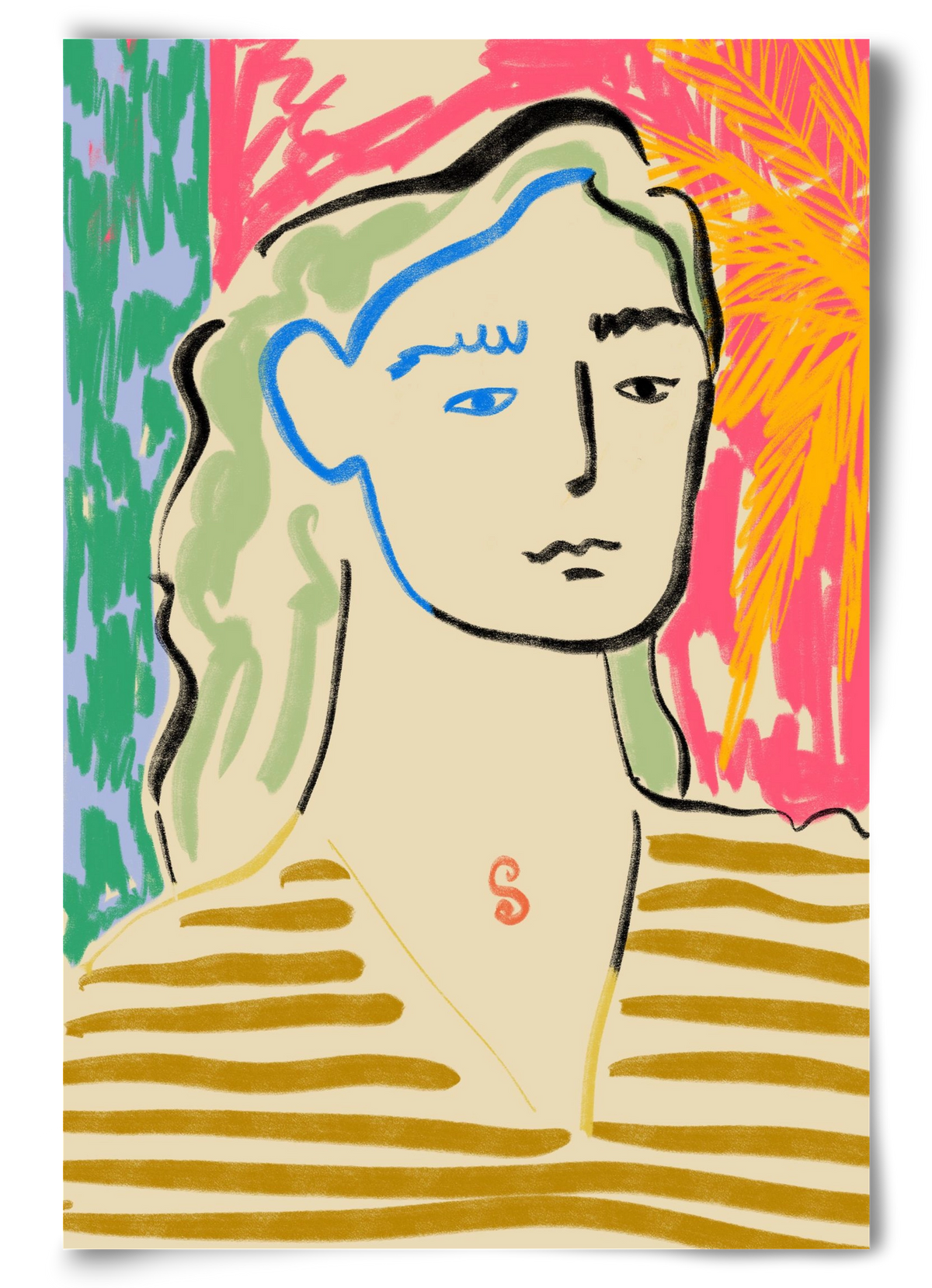 DREAMING OF THE SEA, 60x90 cm, Keret nélkül