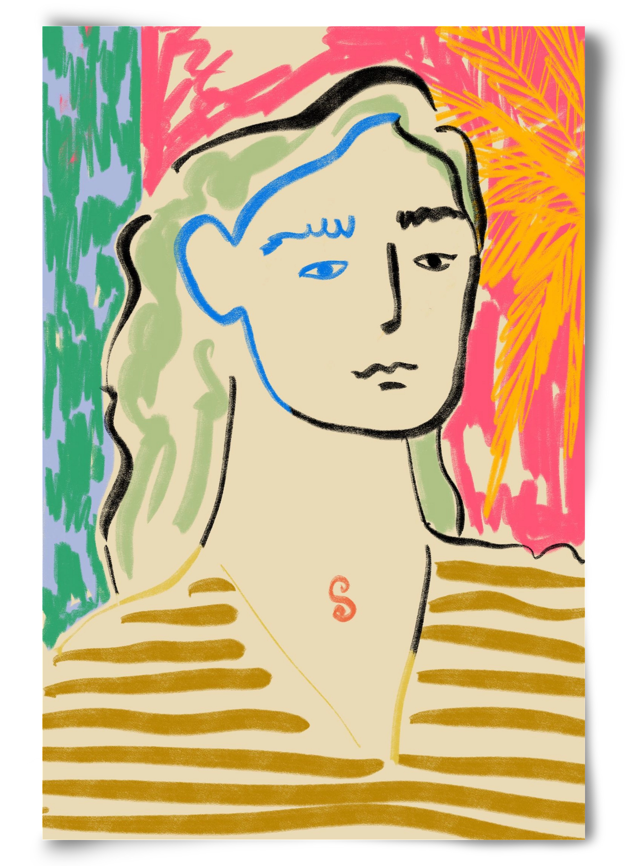 DREAMING OF THE SEA, 60x90 cm, Keret nélkül