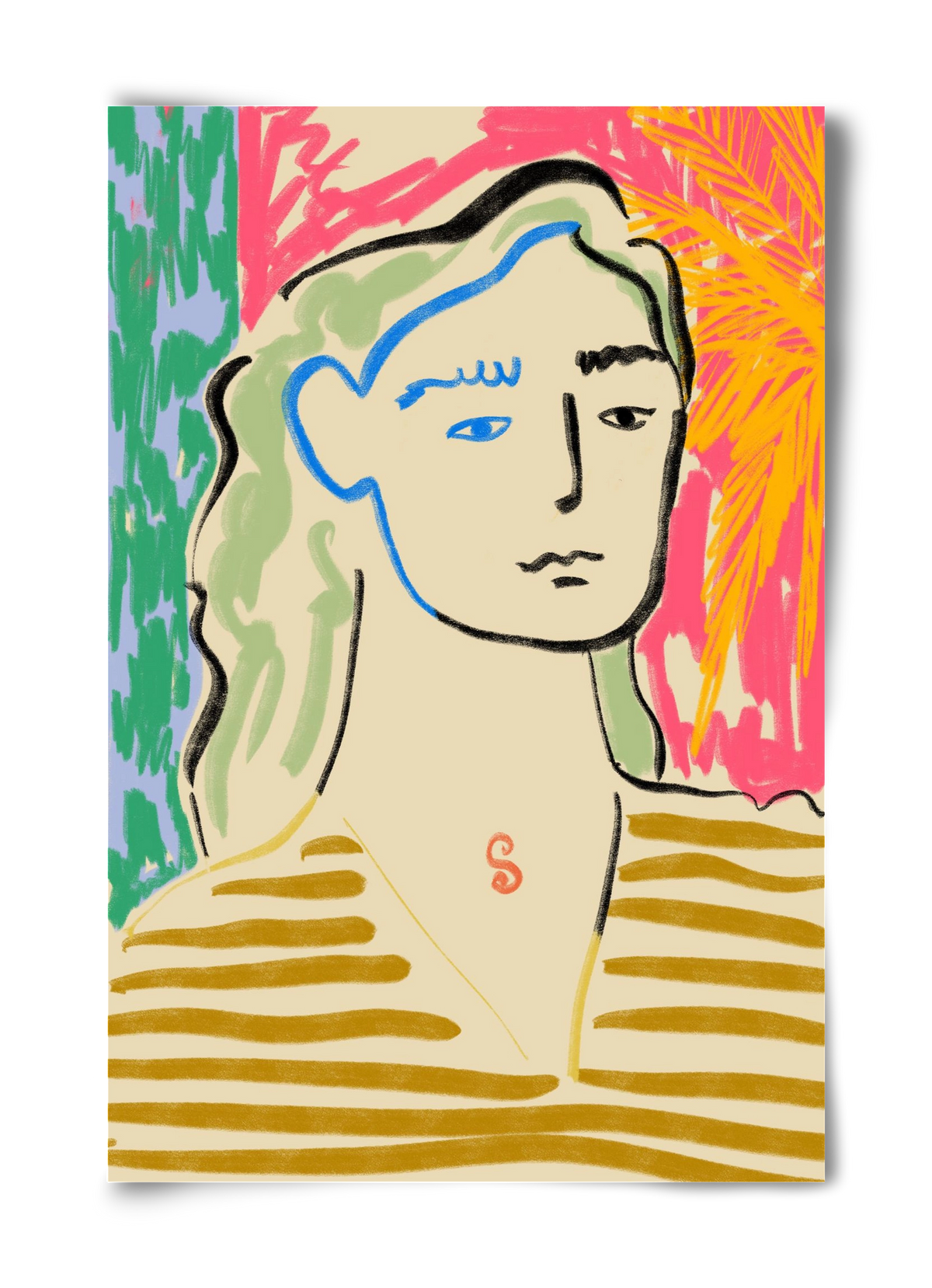 DREAMING OF THE SEA, 40x60 cm, Keret nélkül