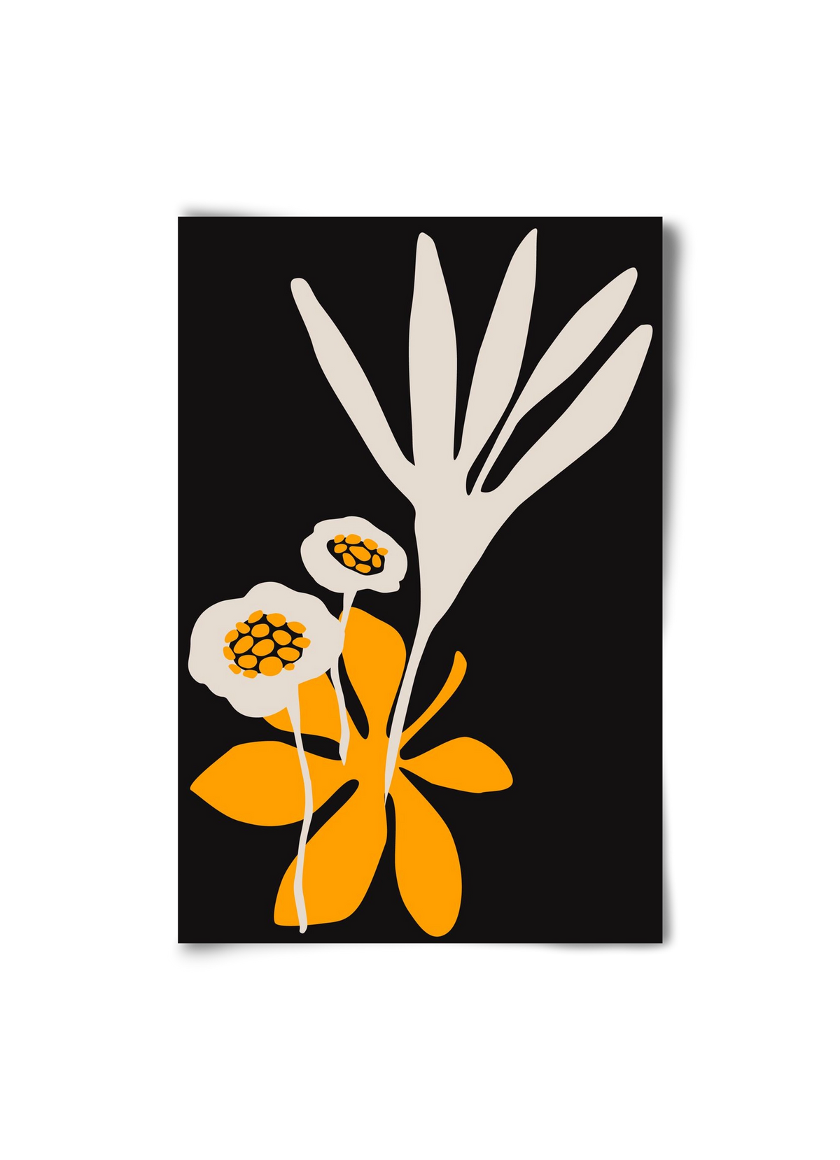 Blossom beauty - Nero, 20x30 cm, Keret nélkül