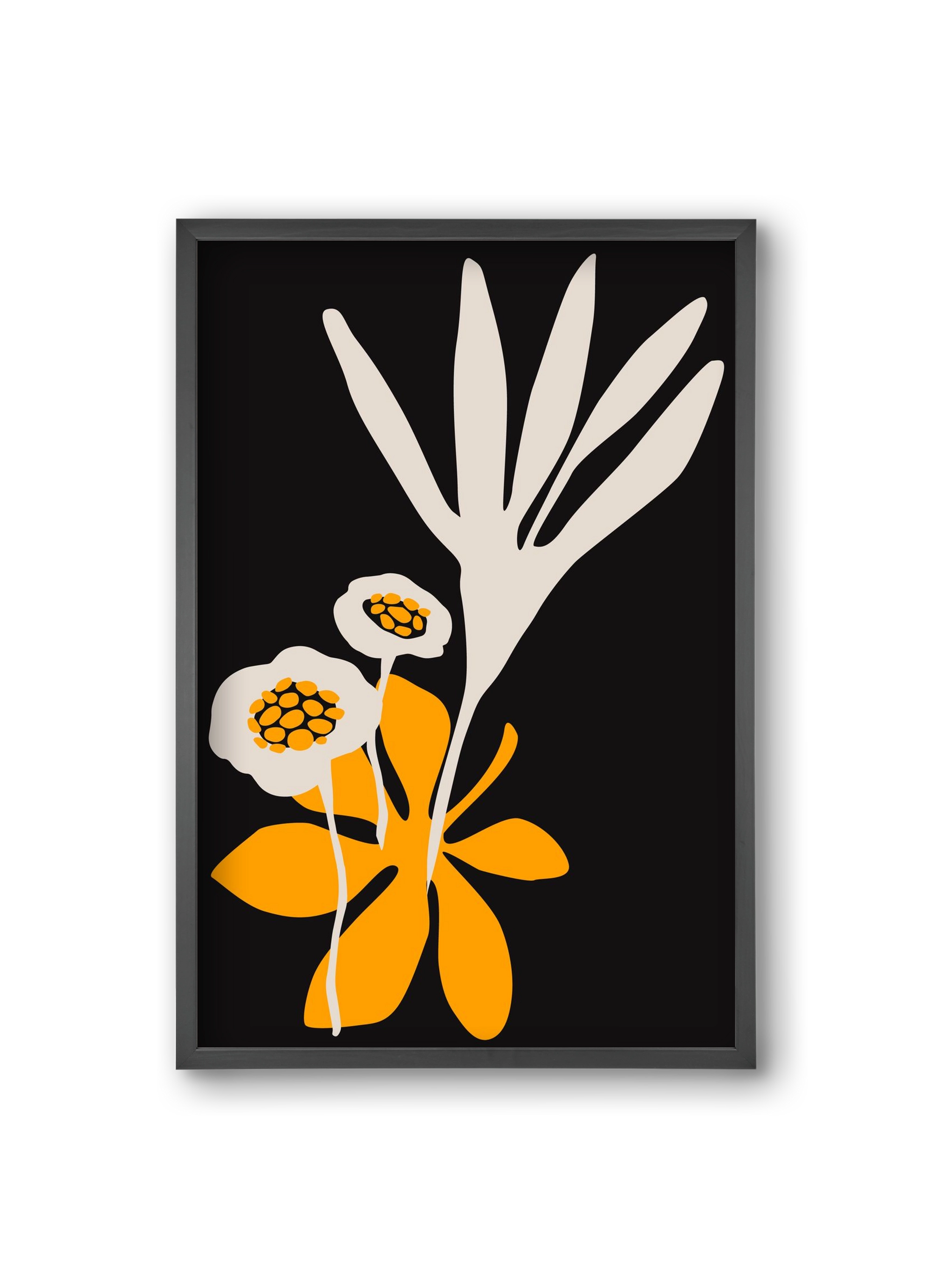 Blossom beauty - Nero, 20x30 cm (20x30 cm), Fekete keret