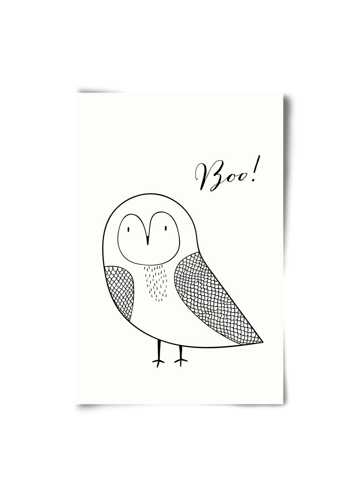 Boo, 20x30 cm, Keret nélkül