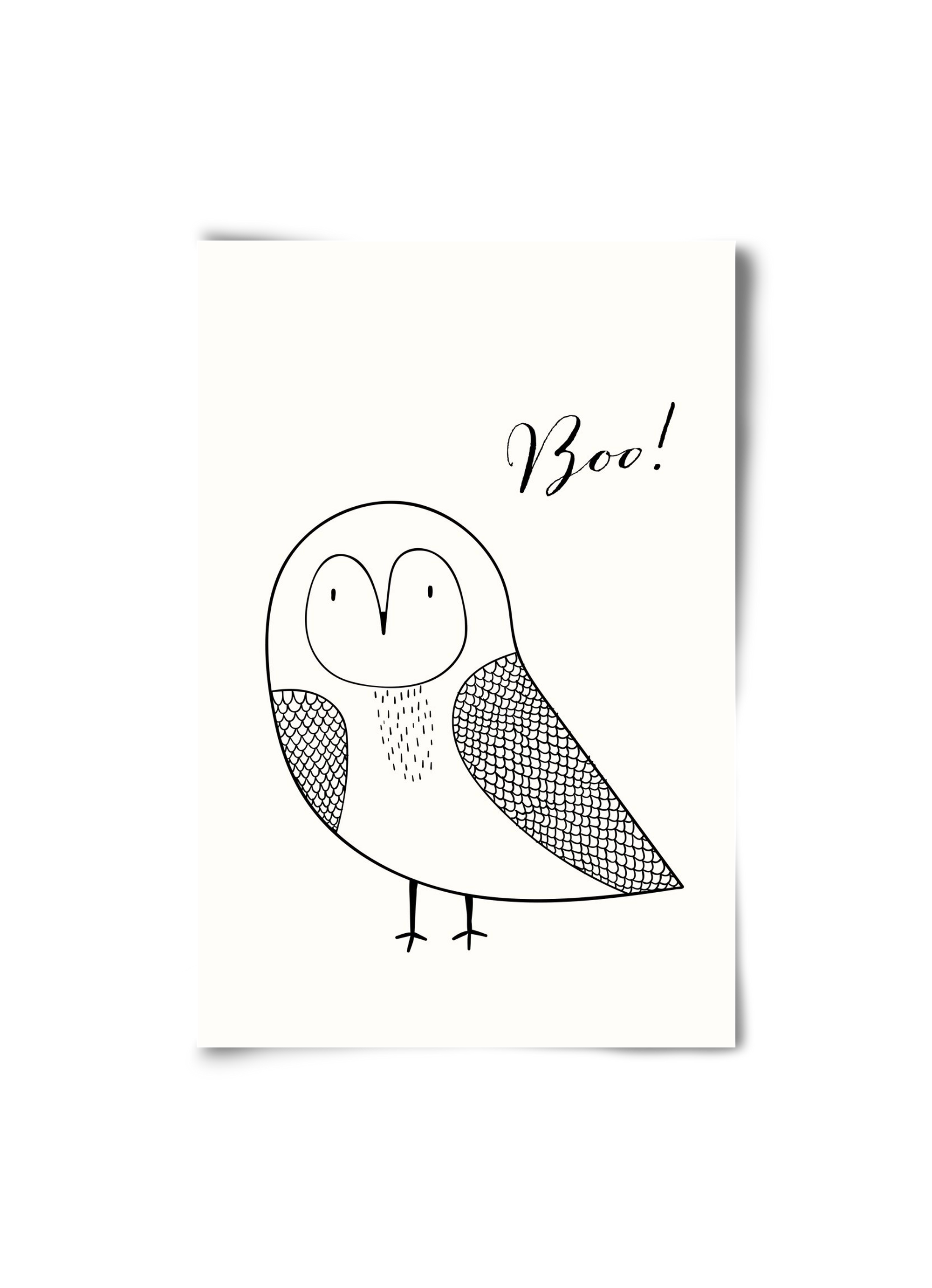 Boo, 20x30 cm, Keret nélkül