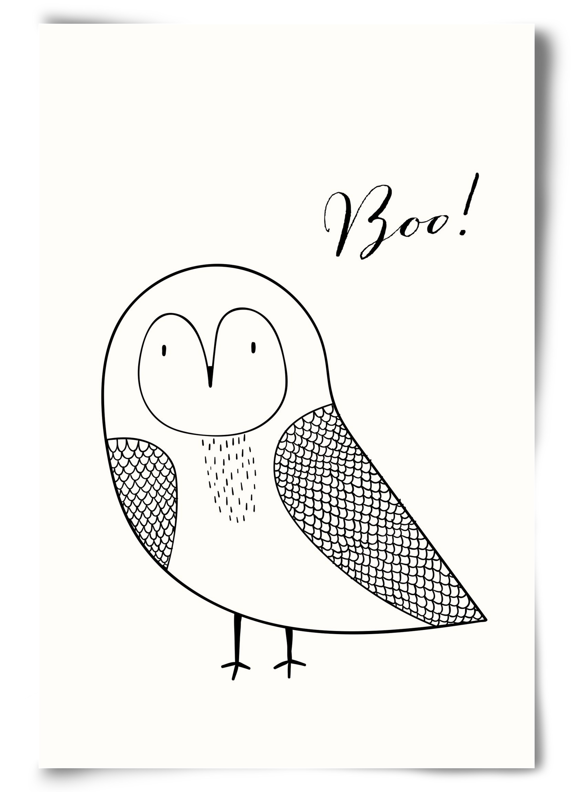 Boo, 60x90 cm, Keret nélkül