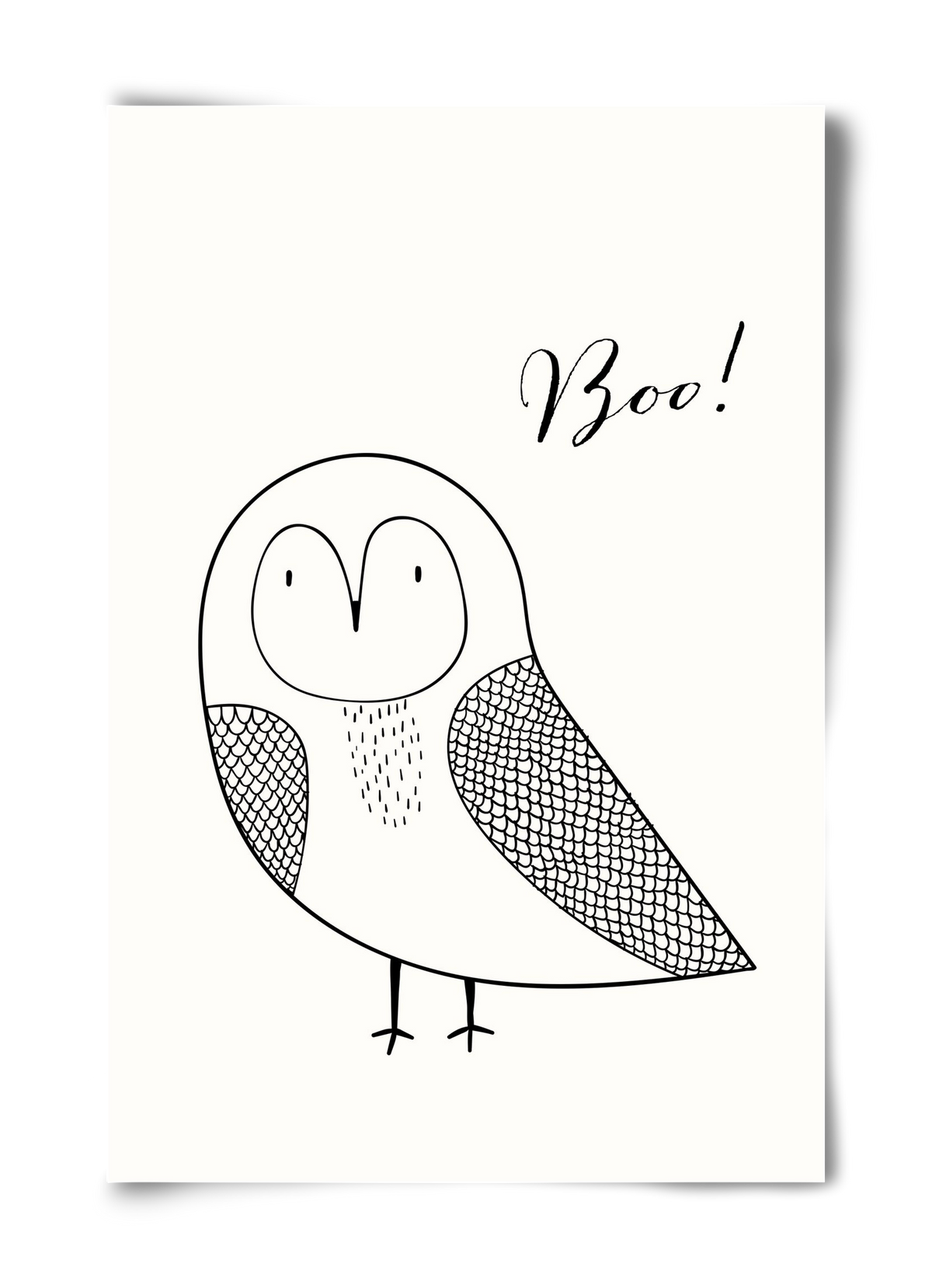 Boo, 40x60 cm, Keret nélkül
