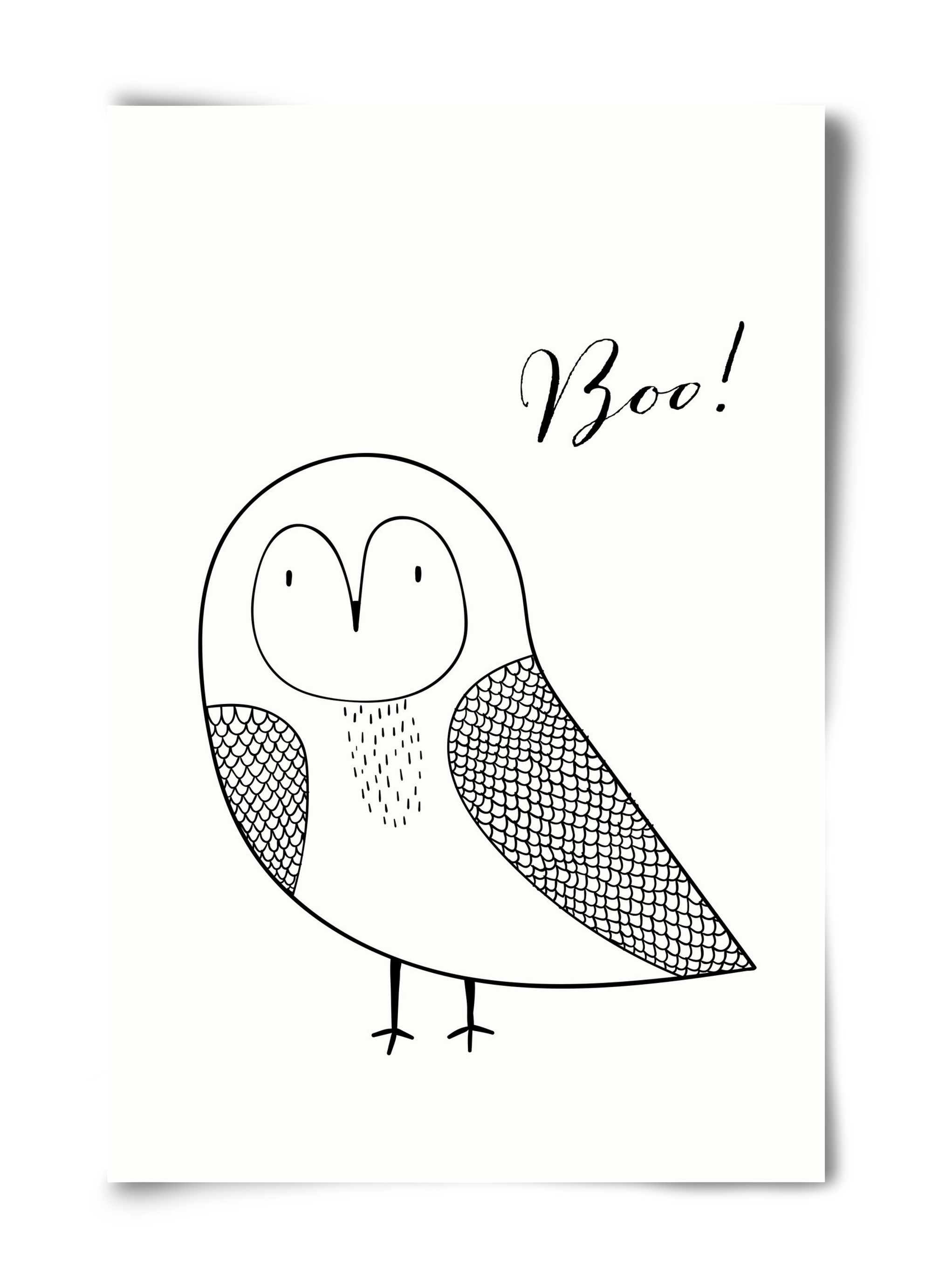 Boo, 40x60 cm, Keret nélkül