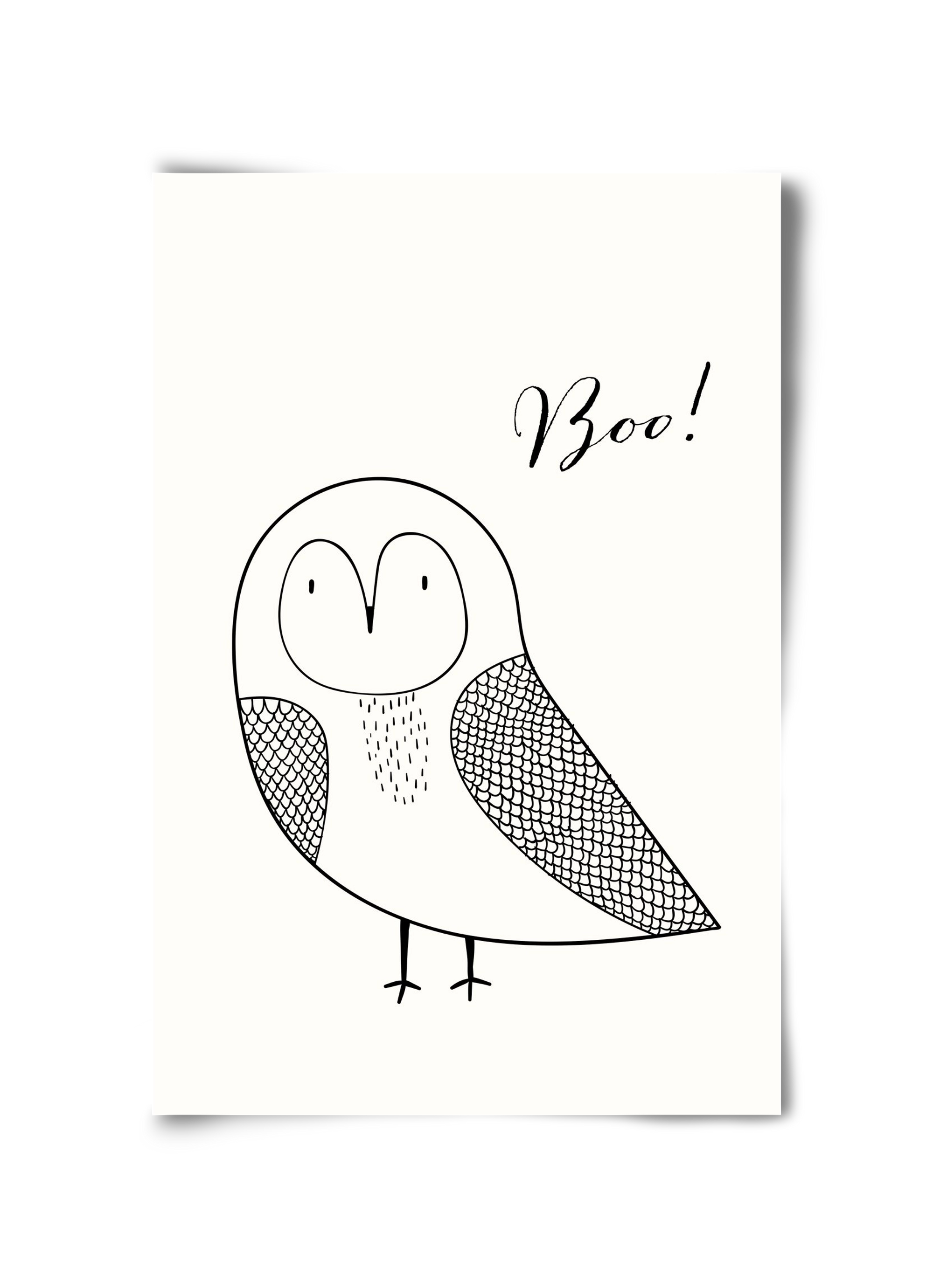 Boo, 30x45 cm, Keret nélkül