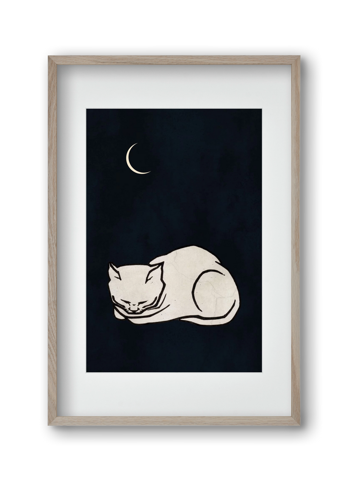 Cosy dreams, 30x45 cm (20x30 cm), Tölgy keret, paszpartuval