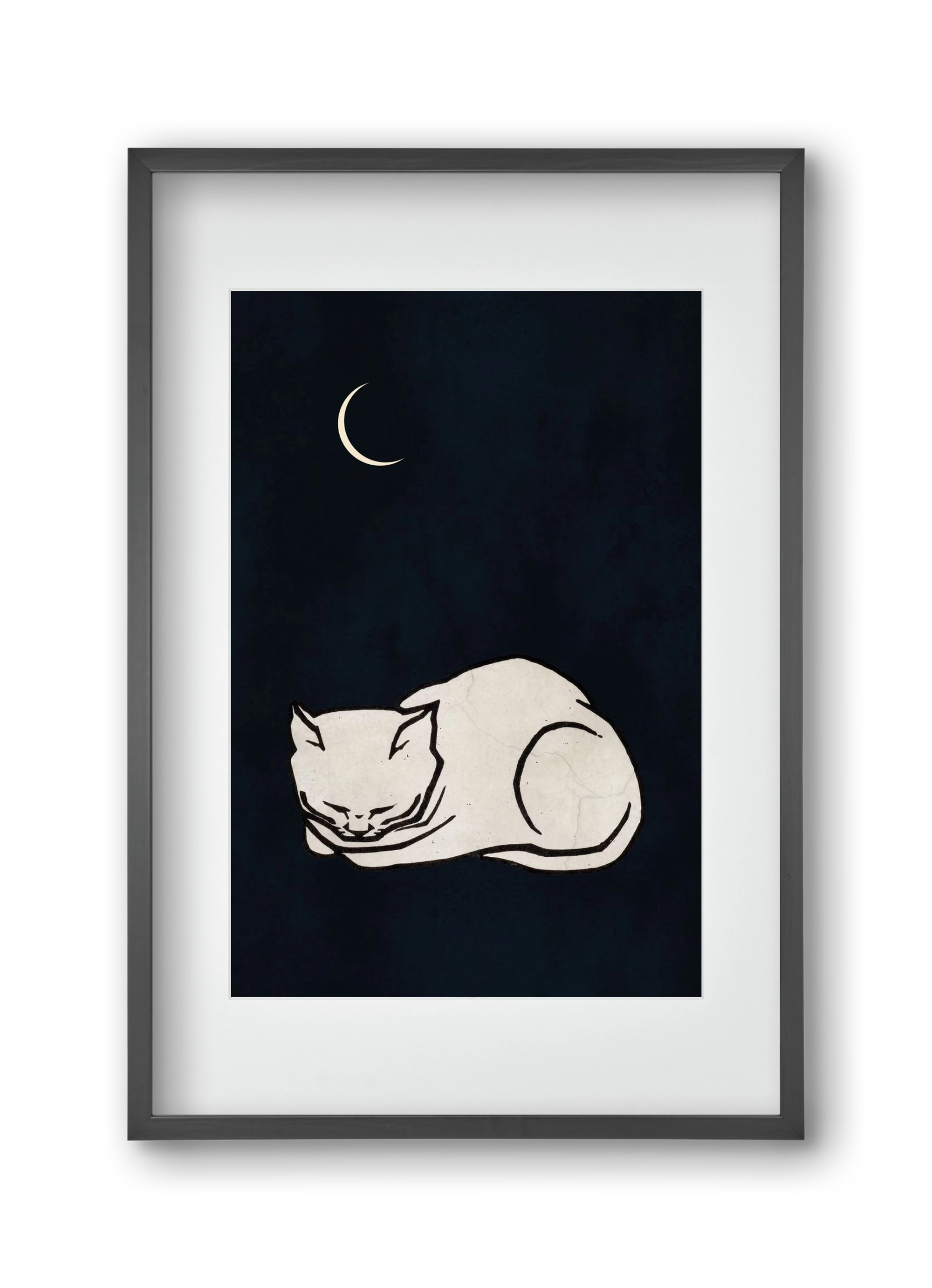 Cosy dreams, 30x45 cm (20x30 cm), Fekete keret, paszpartuval