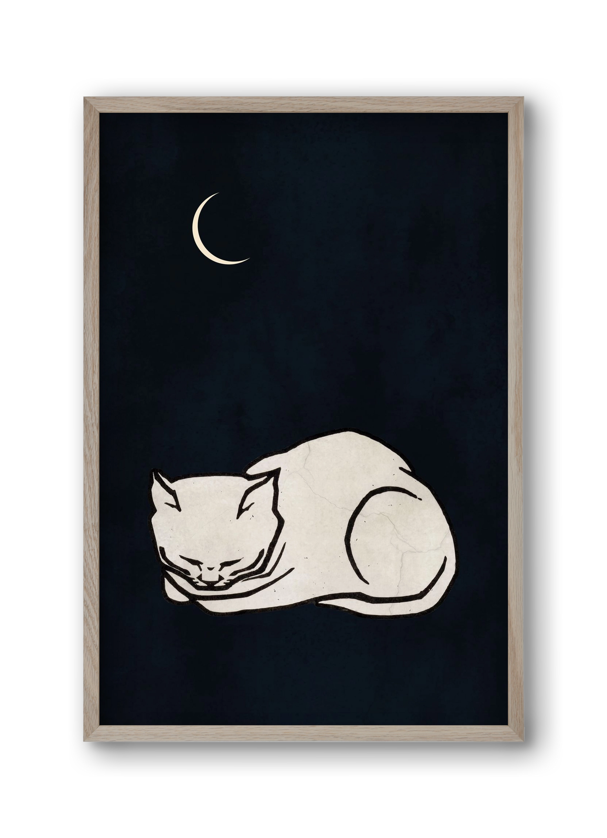 Cosy dreams, 30x45 cm (30x45 cm), Tölgy keret